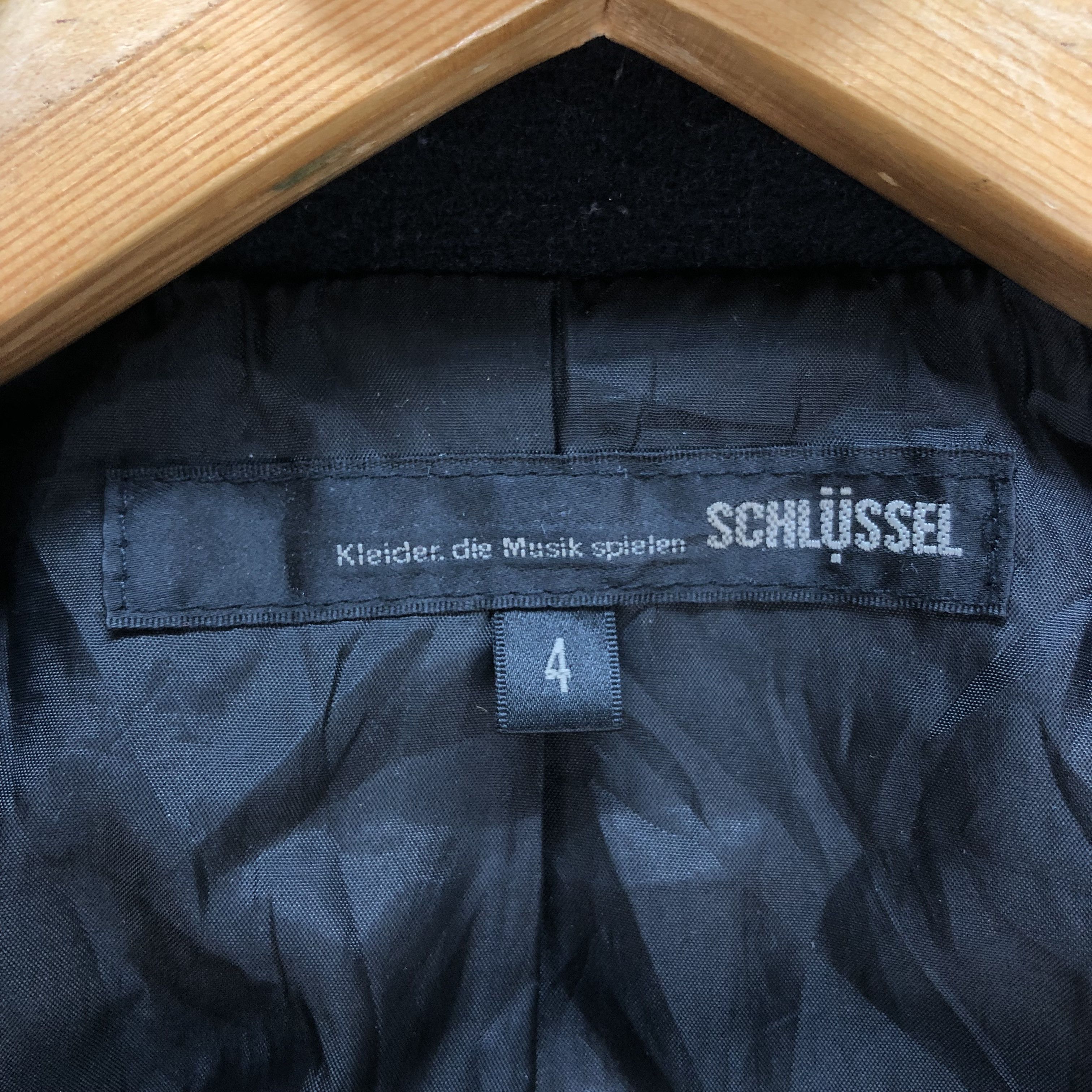 Schlussel SCHLUSSEL WOOL DOUBLE COLLAR JACKET #6890-100 Size US M / EU 48-50 / 2 - 7 Thumbnail