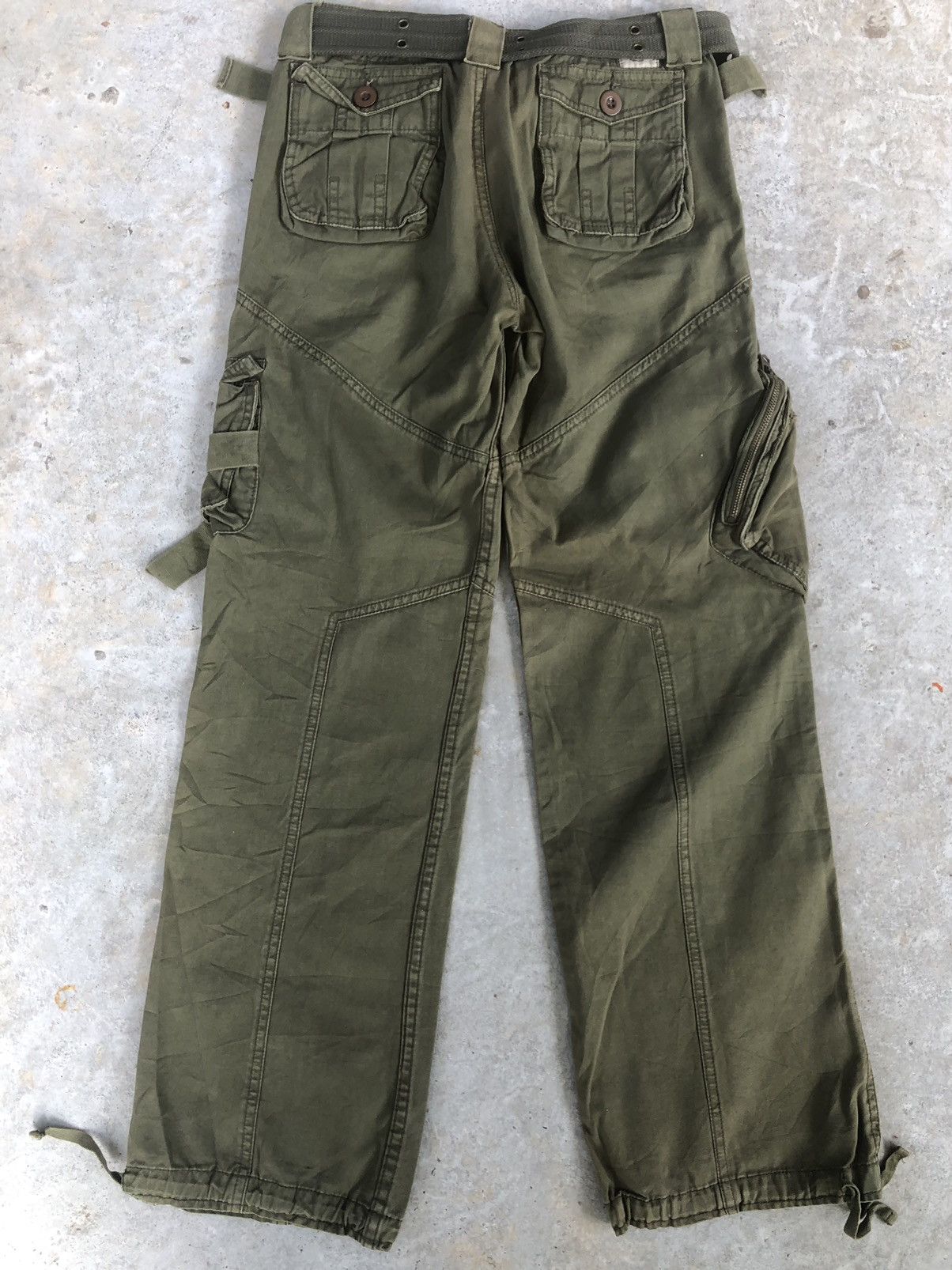 Seditionaries Abercrombie F Cargo Pants Tactical Multipocket Size US 29 - 2 Thumbnail