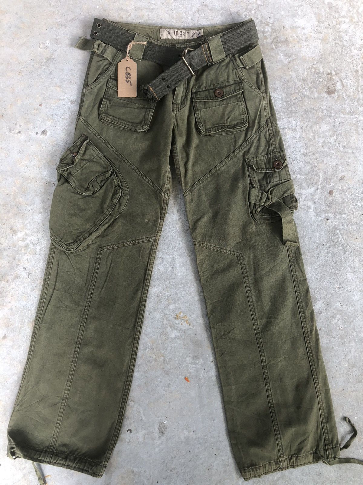 Seditionaries Abercrombie F Cargo Pants Tactical Multipocket Size US 29 - 1 Thumbnail