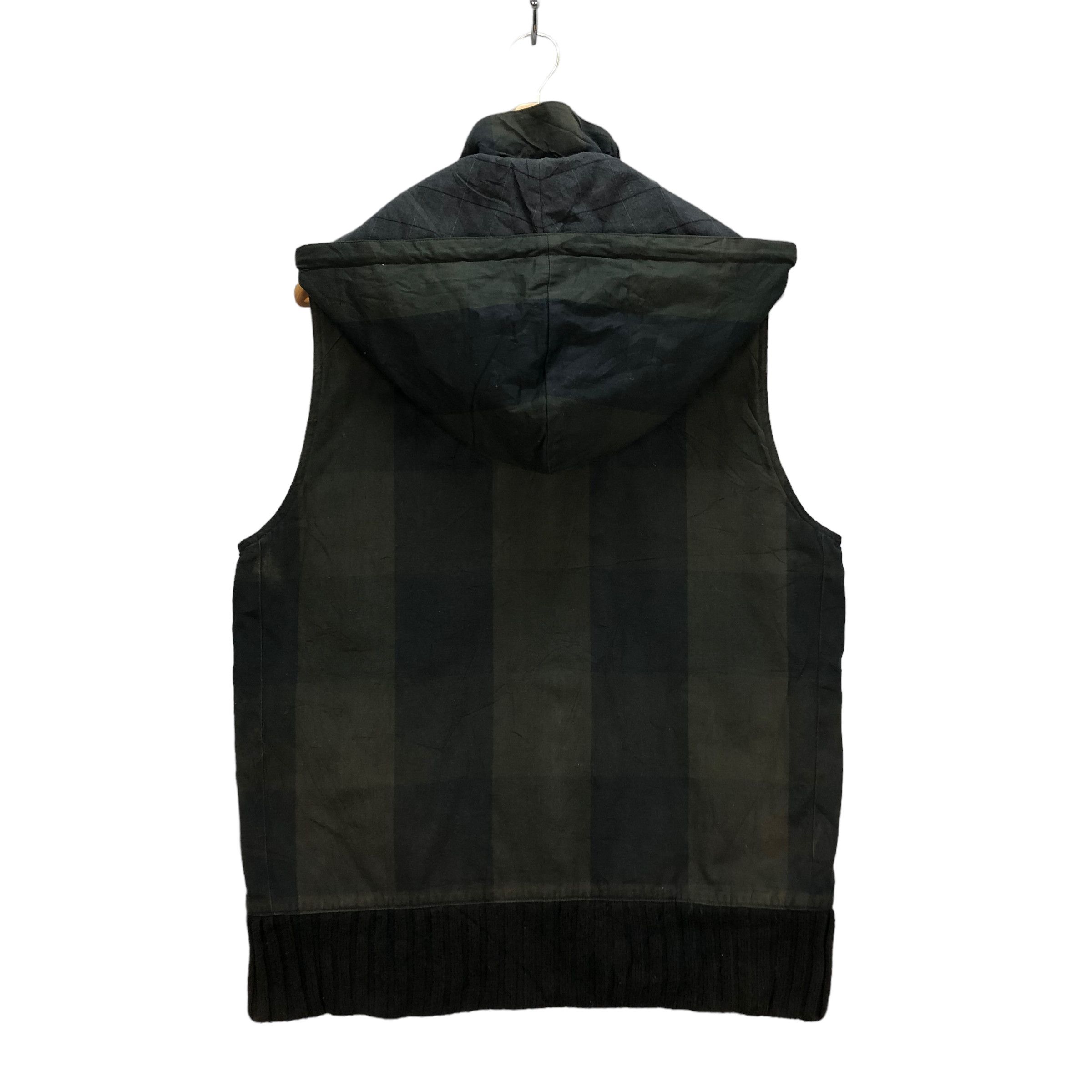 Japanese Brand CHECKERED REVERSIBLE VEST #6855-94 Size US M / EU 48-50 / 2 - 10 Thumbnail