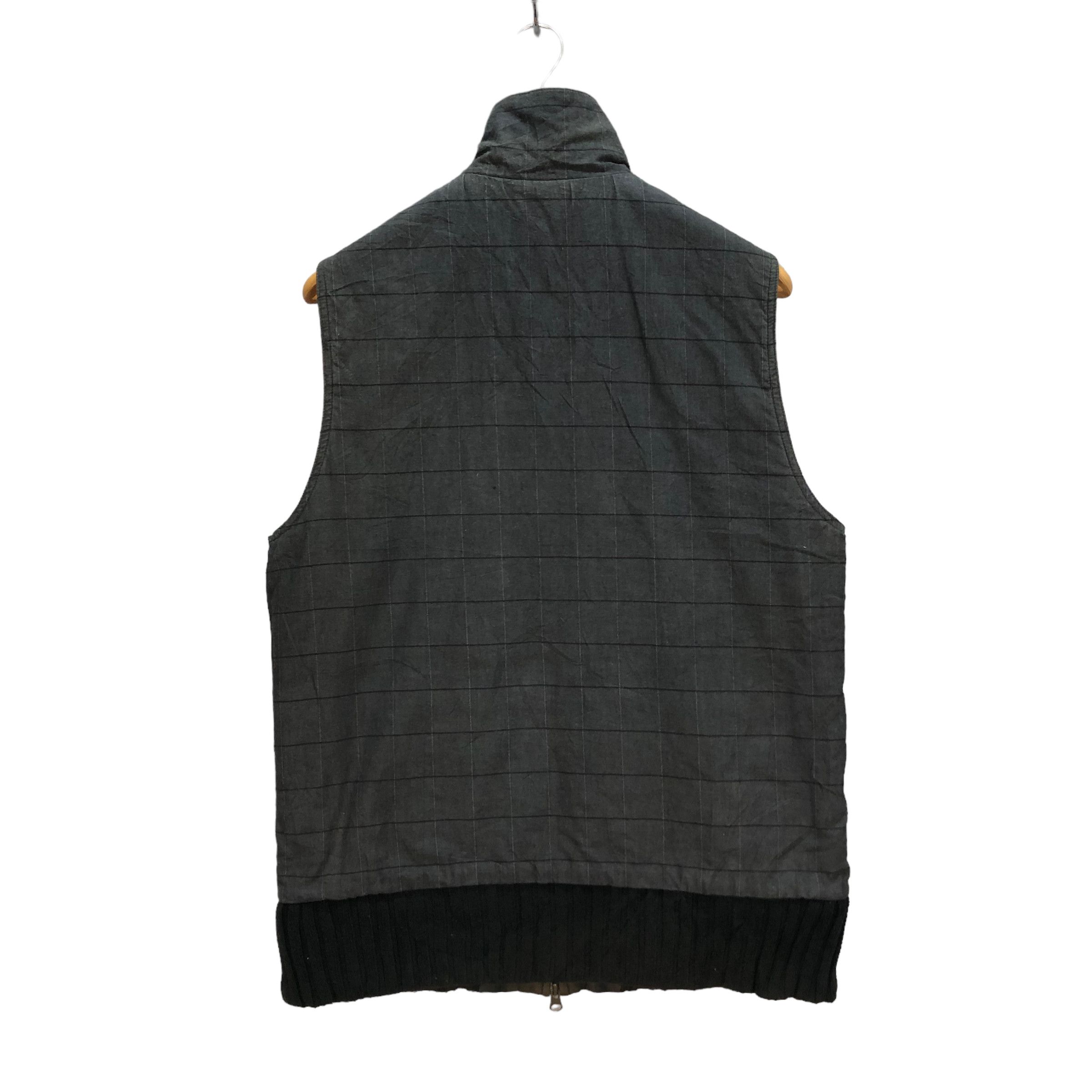 Japanese Brand CHECKERED REVERSIBLE VEST #6855-94 Size US M / EU 48-50 / 2 - 12 Thumbnail