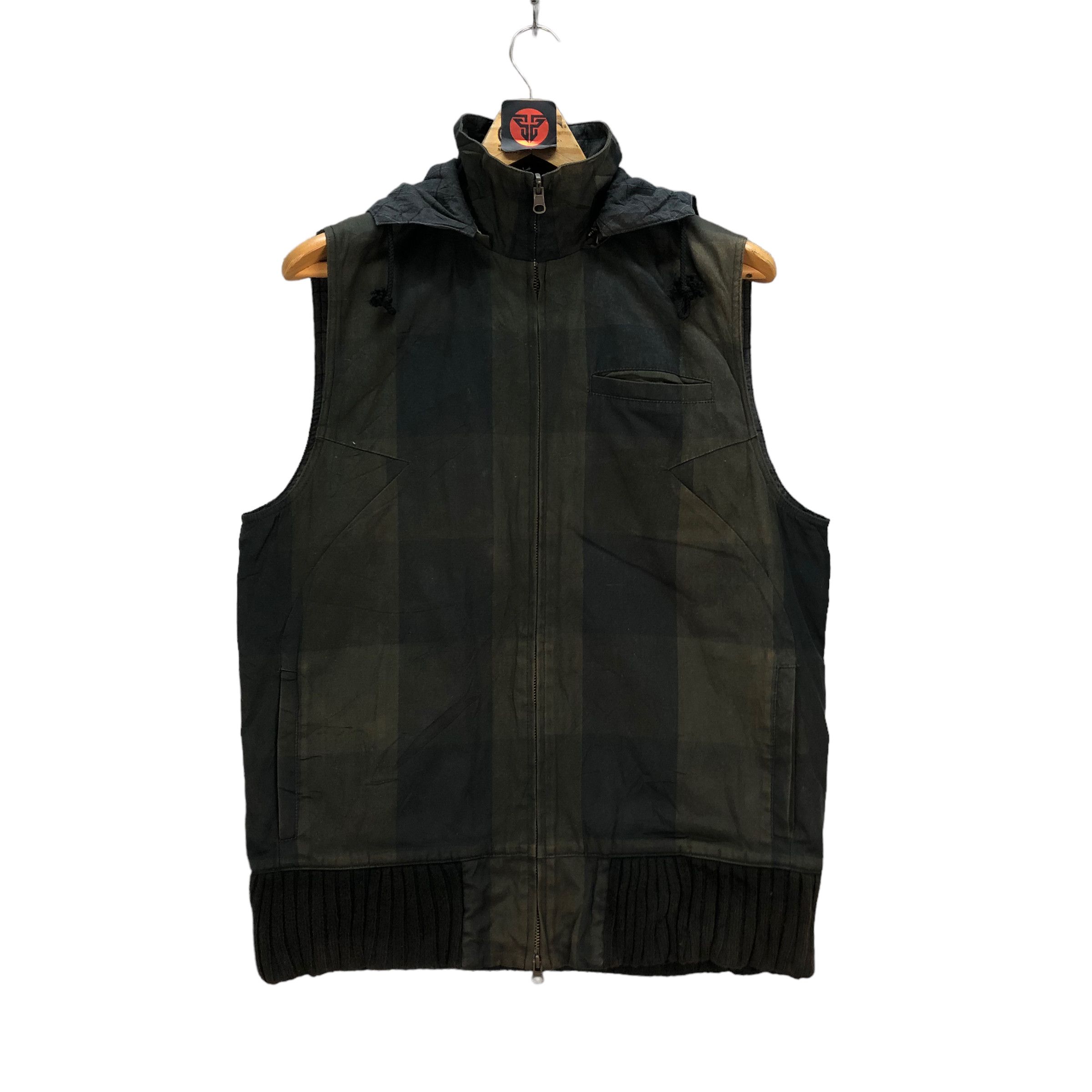 Japanese Brand CHECKERED REVERSIBLE VEST #6855-94 Size US M / EU 48-50 / 2 - 1 Thumbnail