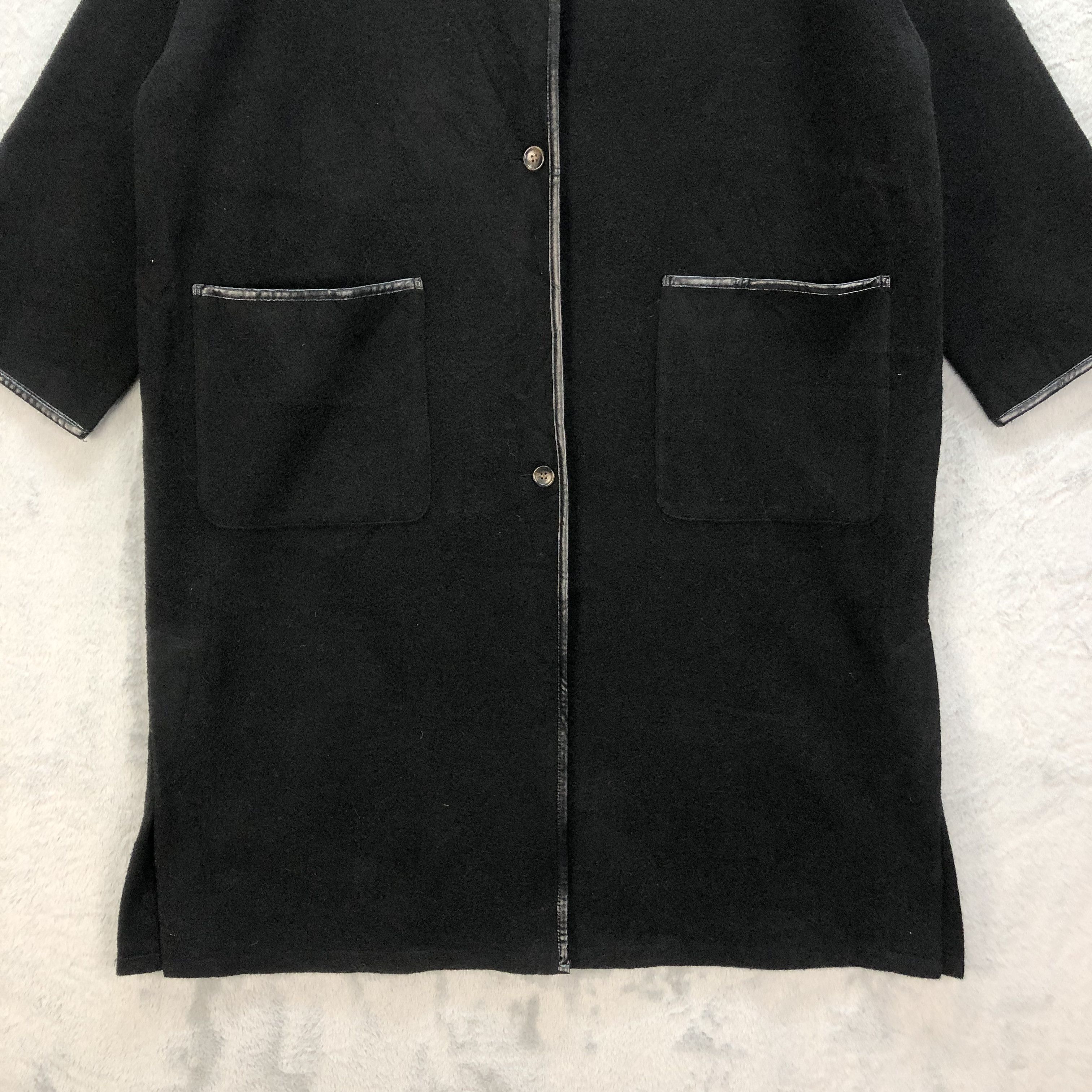 Japanese Brand STYLISH OVERCOAT FASHION STYLE OVERSIZED #6870-96 Size XXL / US 16-18 / IT 52-54 - 3 Thumbnail