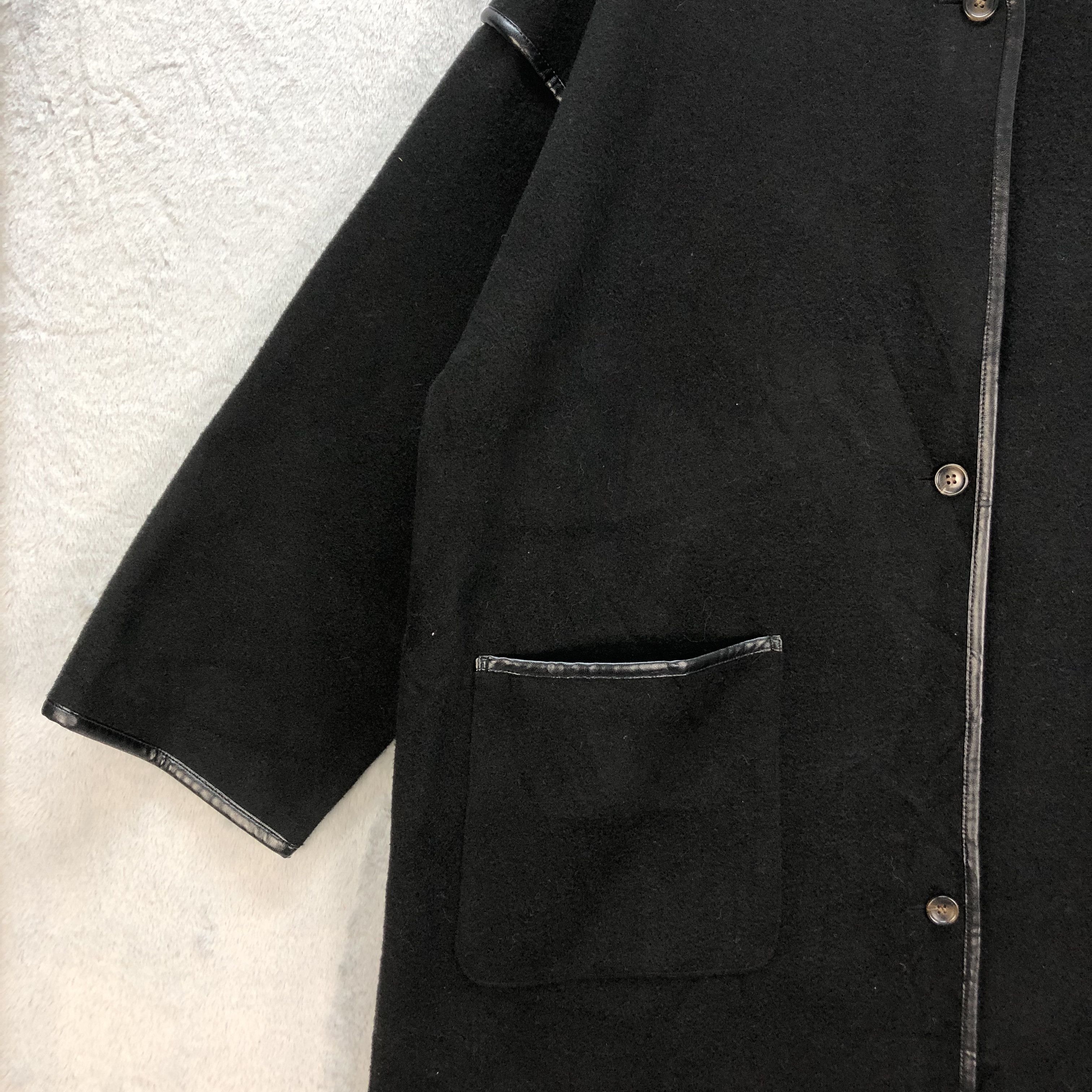 Japanese Brand STYLISH OVERCOAT FASHION STYLE OVERSIZED #6870-96 Size XXL / US 16-18 / IT 52-54 - 4 Thumbnail
