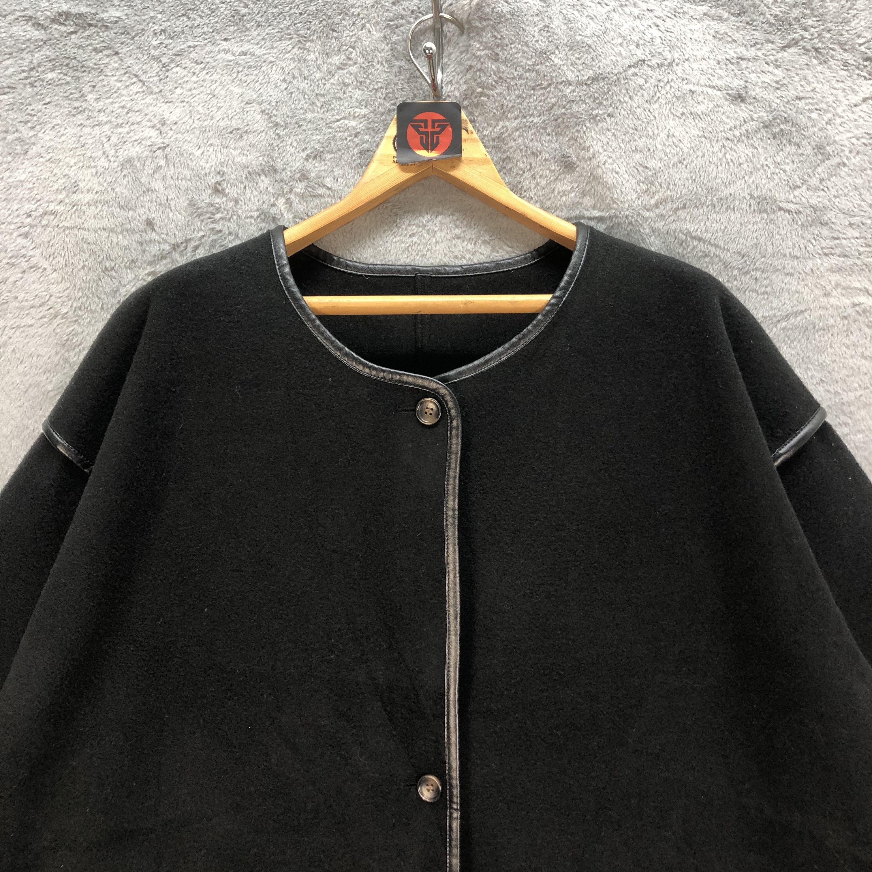 Japanese Brand STYLISH OVERCOAT FASHION STYLE OVERSIZED #6870-96 Size XXL / US 16-18 / IT 52-54 - 2 Thumbnail