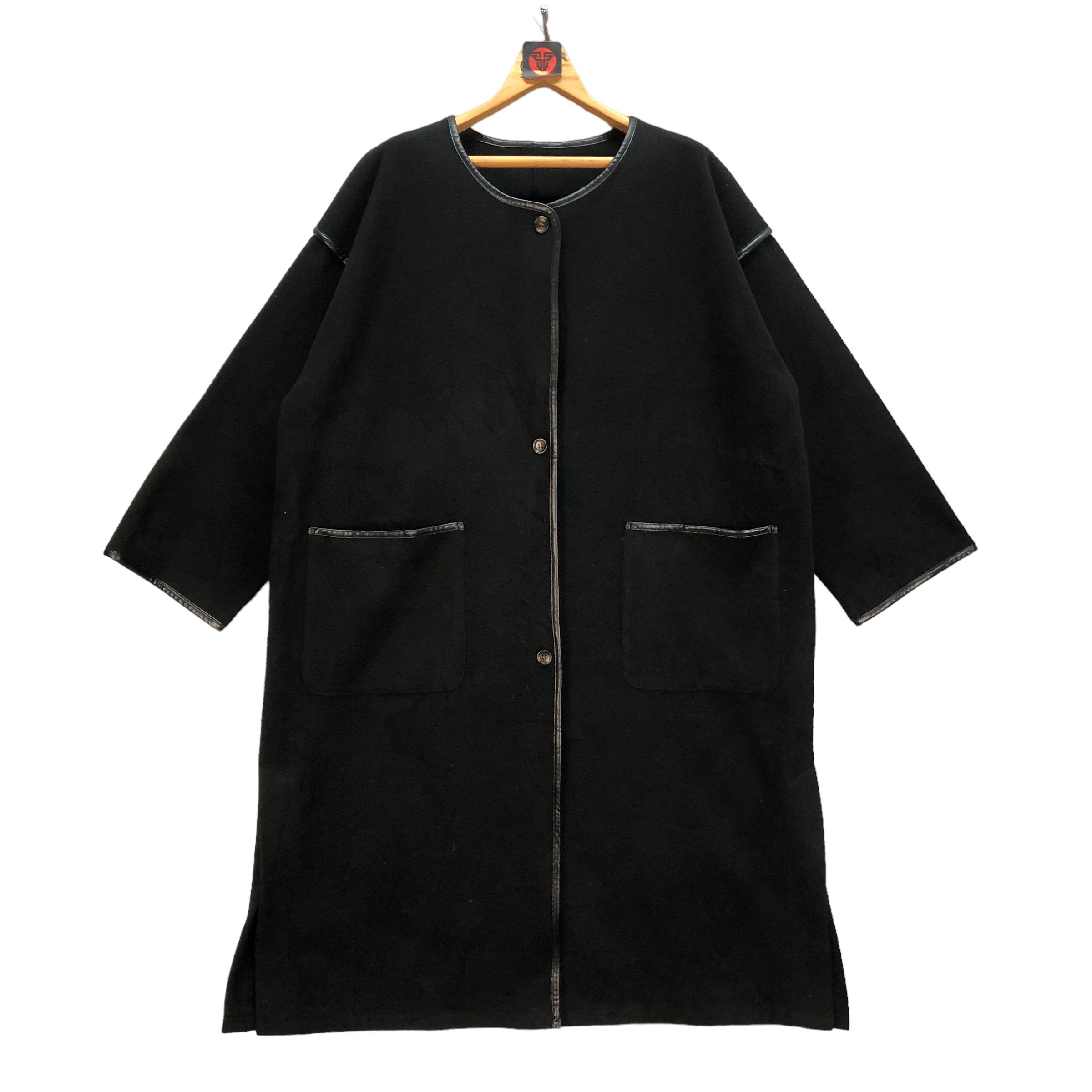 Japanese Brand STYLISH OVERCOAT FASHION STYLE OVERSIZED #6870-96 Size XXL / US 16-18 / IT 52-54 - 1 Thumbnail