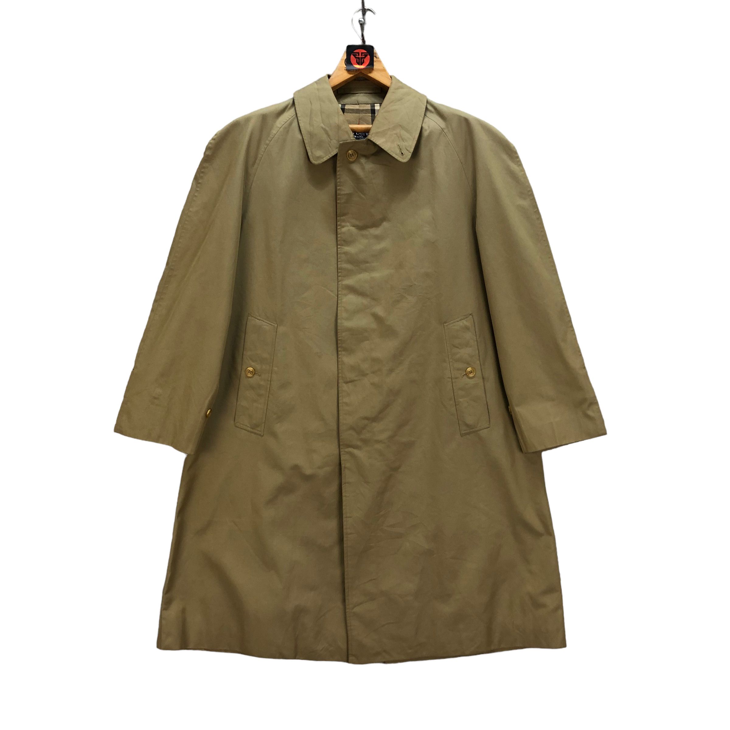 Burberry VINTAGE BURBERRYS NOVA CHECK OVERCOAT #6875-96 Size US M / EU 48-50 / 2 - 1 Thumbnail