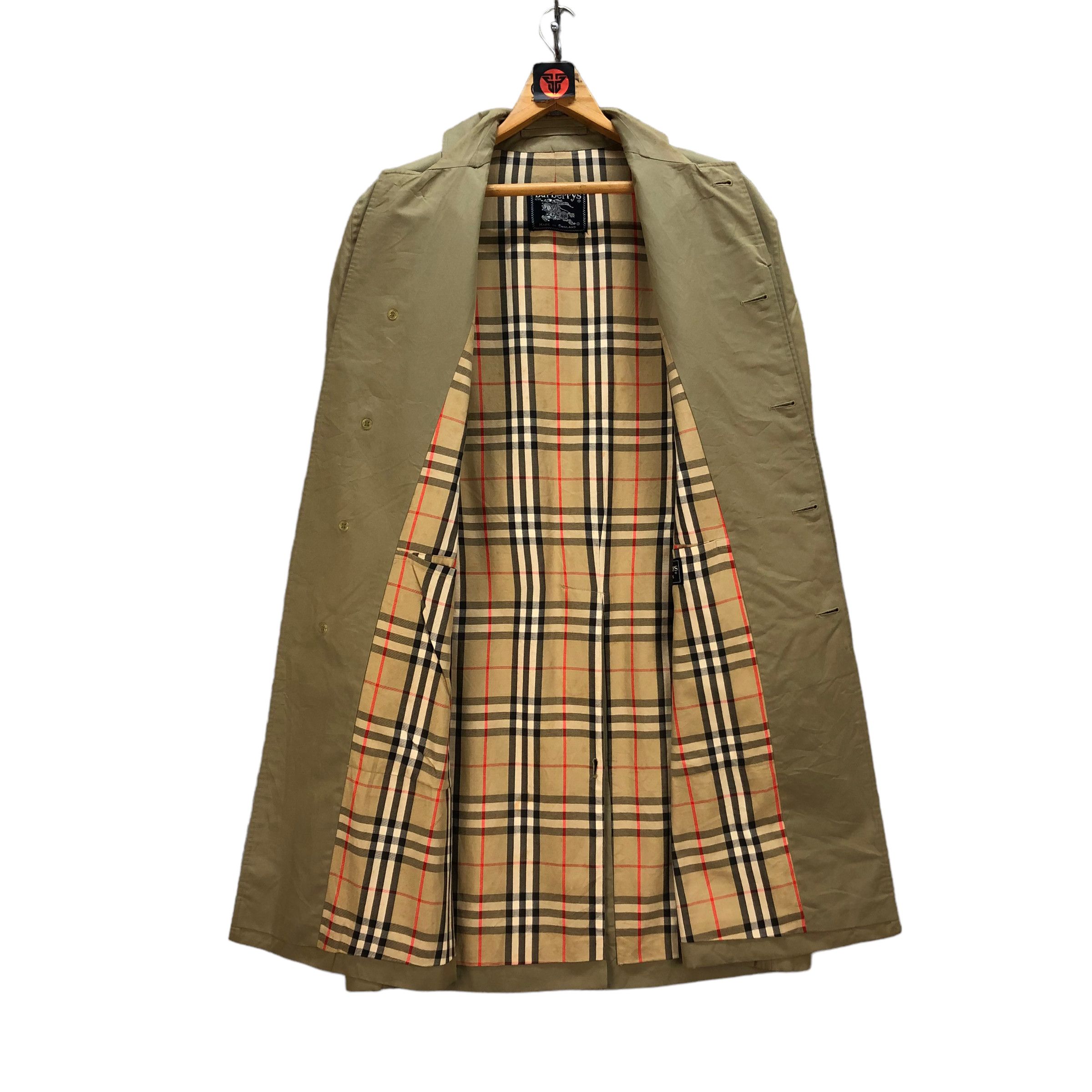 Burberry VINTAGE BURBERRYS NOVA CHECK OVERCOAT #6875-96 Size US M / EU 48-50 / 2 - 6 Thumbnail