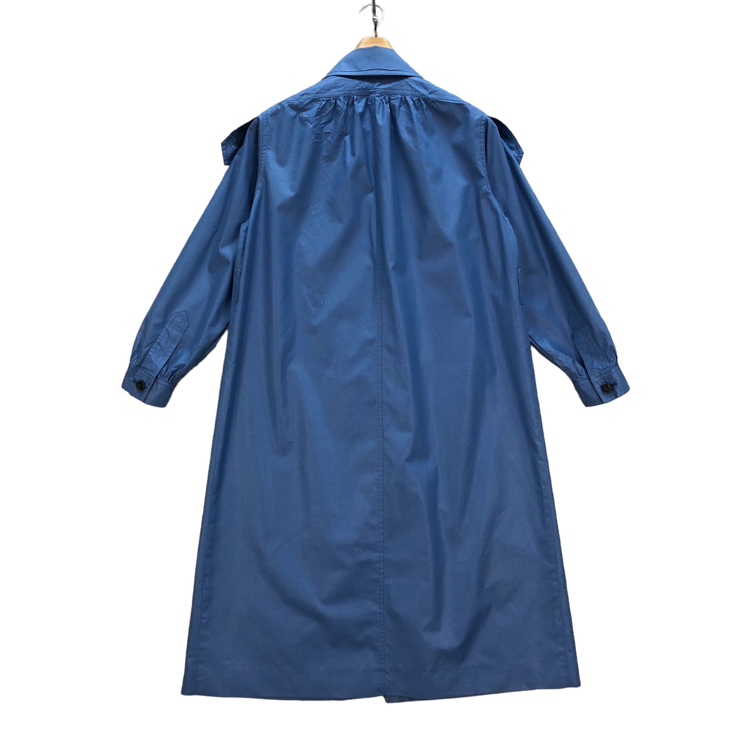 Yves Saint Laurent VINTAGE YSL PARIS BLUE TRENCH COAT #6874-96 Size US M / EU 48-50 / 2 - 11 Thumbnail