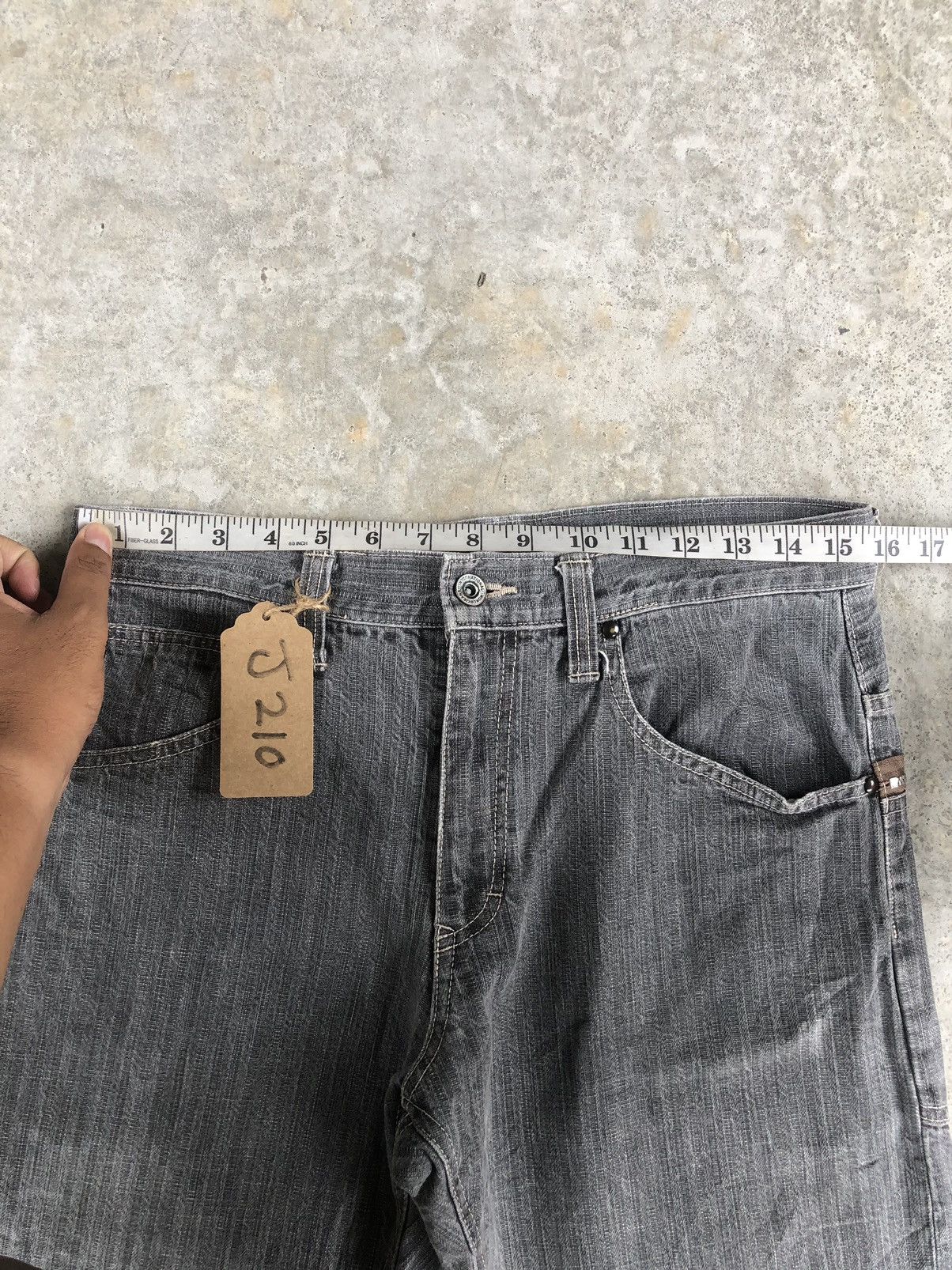 Japanese Brand Japanese Concave attempt Distressed Jeans Size US 31 - 14 Thumbnail