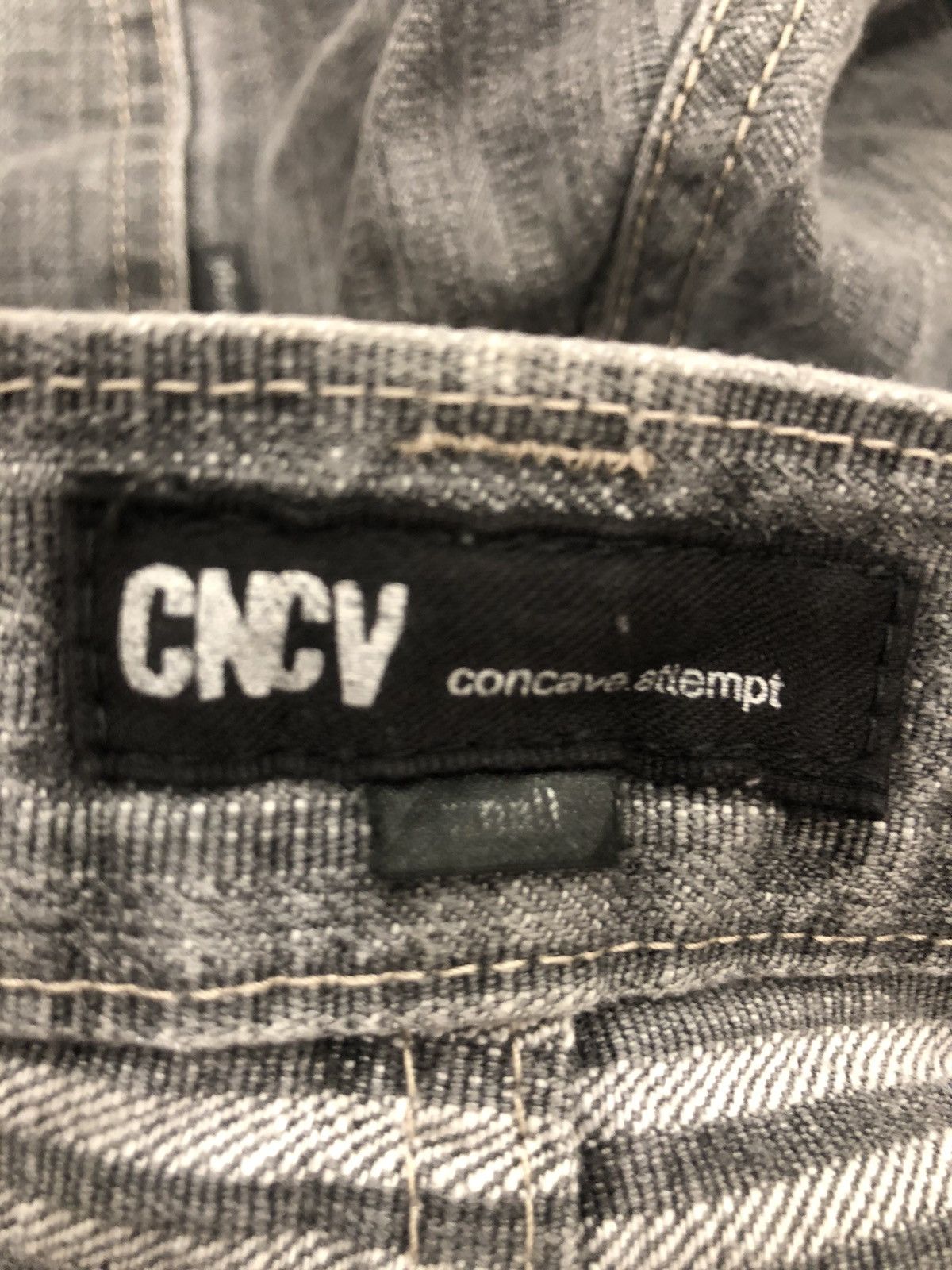 Japanese Brand Japanese Concave attempt Distressed Jeans Size US 31 - 17 Thumbnail