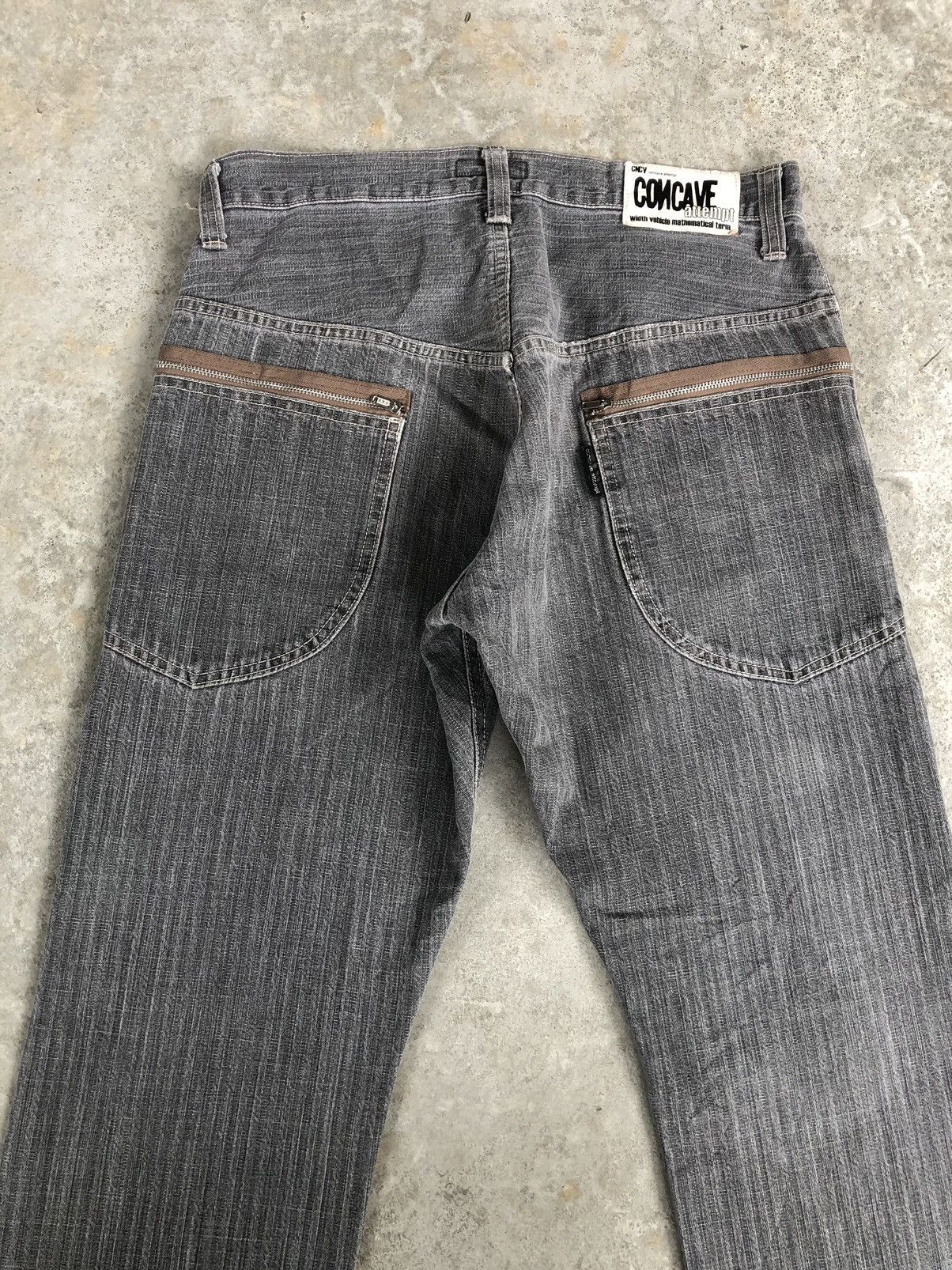 Japanese Brand Japanese Concave attempt Distressed Jeans Size US 31 - 10 Thumbnail