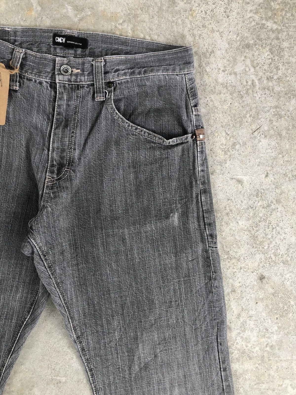 Japanese Brand Japanese Concave attempt Distressed Jeans Size US 31 - 6 Thumbnail