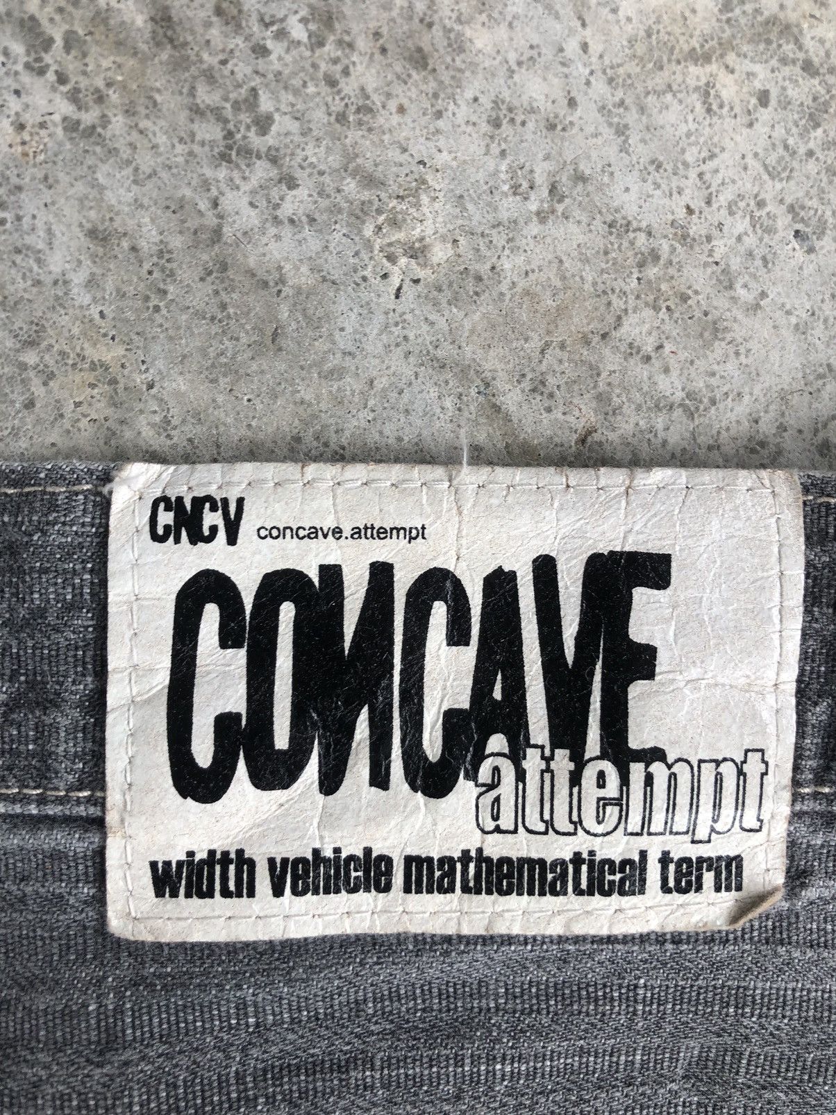 Japanese Brand Japanese Concave attempt Distressed Jeans Size US 31 - 16 Thumbnail