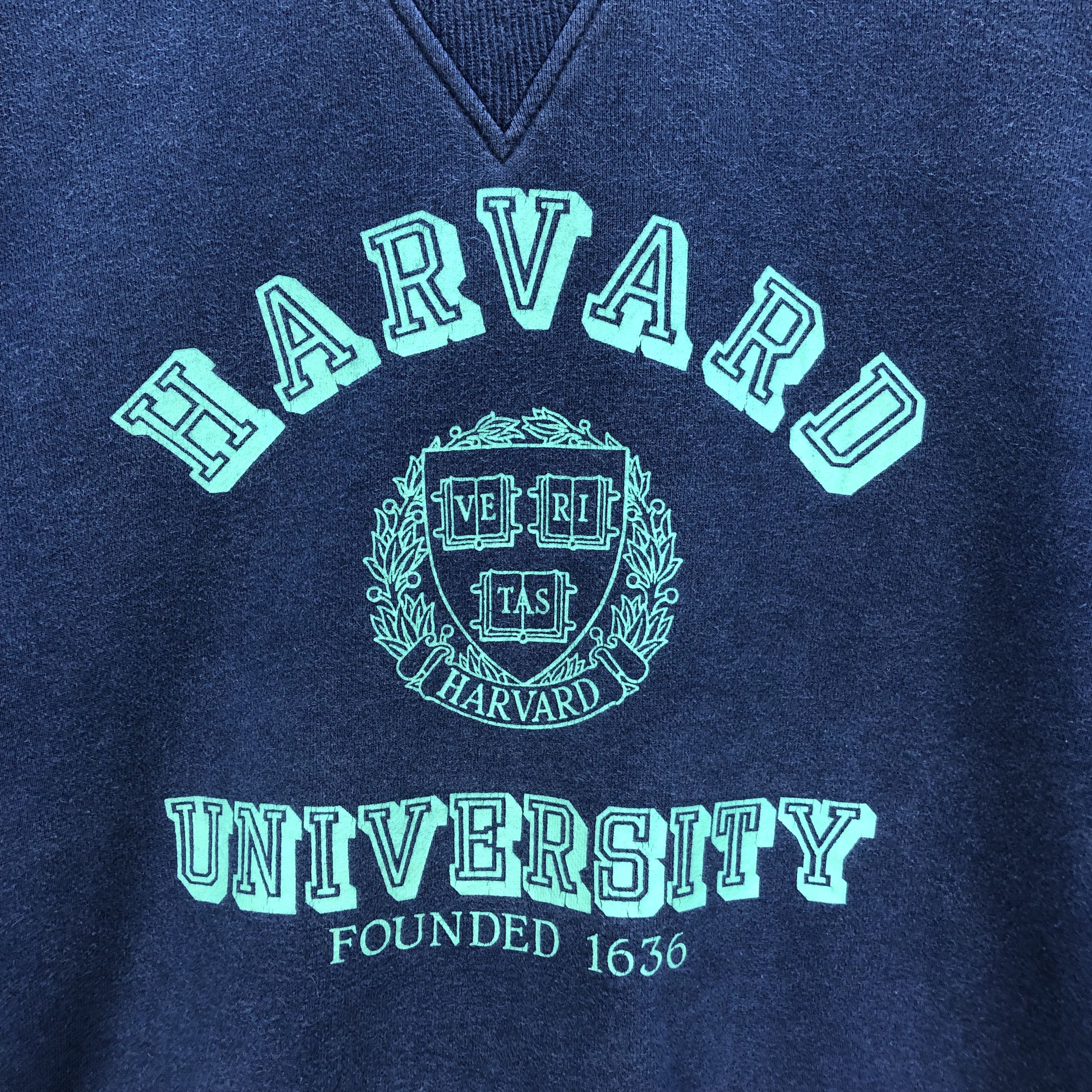 Vintage HAVARD UNIVERSITY BIG LOGO SWEATSHIRTS #6865-95 Size US L / EU 52-54 / 3 - 3 Thumbnail