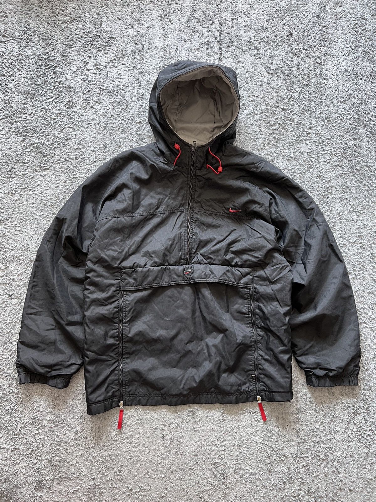 NIKE VINTAGE CENTER LOGO GORPCORE ANORAK LIGHT JACKET