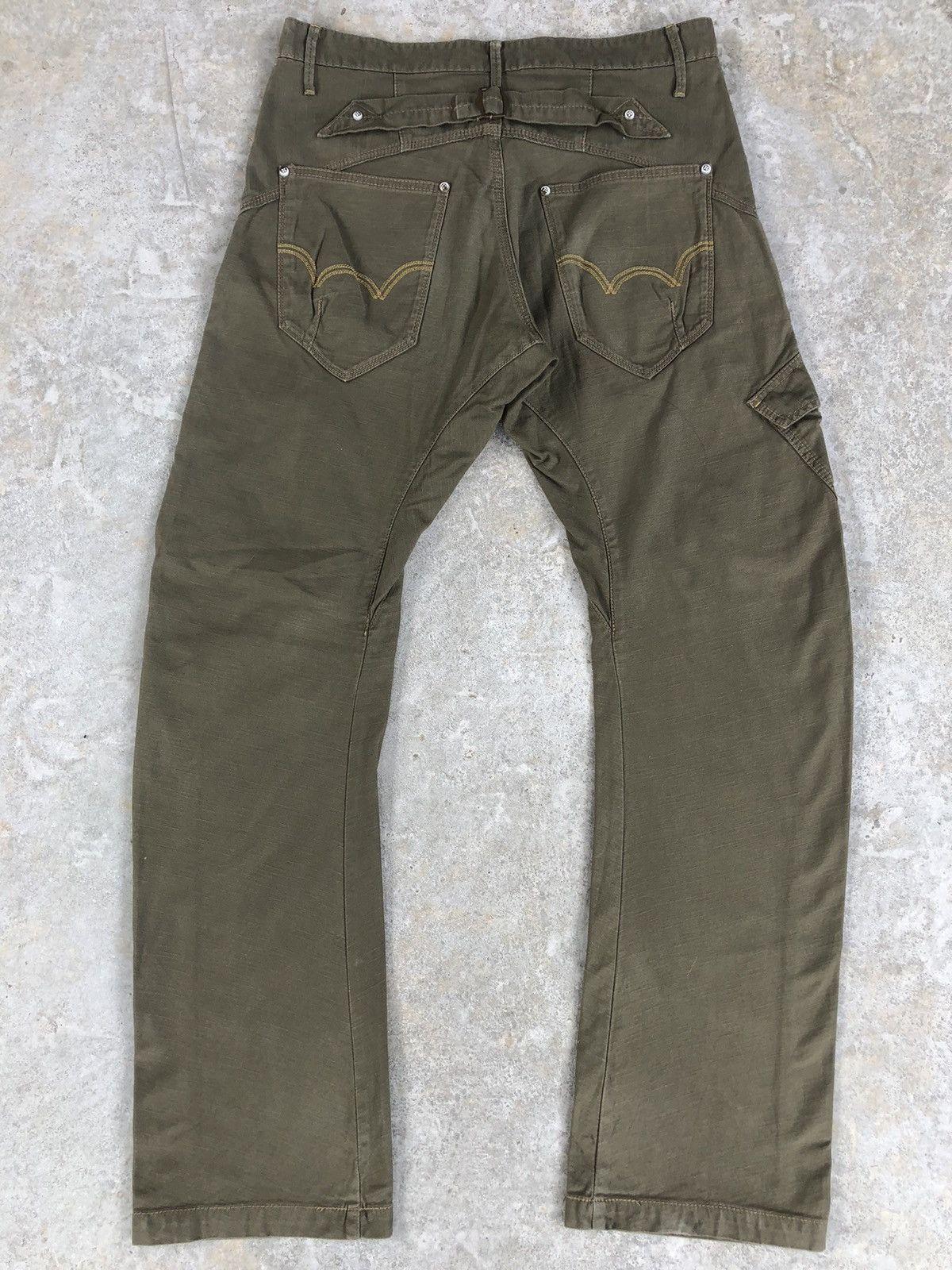 Edwin Japanese Edwin Cargo Pants Tactical Multipocket Back Buckle Size US 32 / EU 48 - 2 Thumbnail