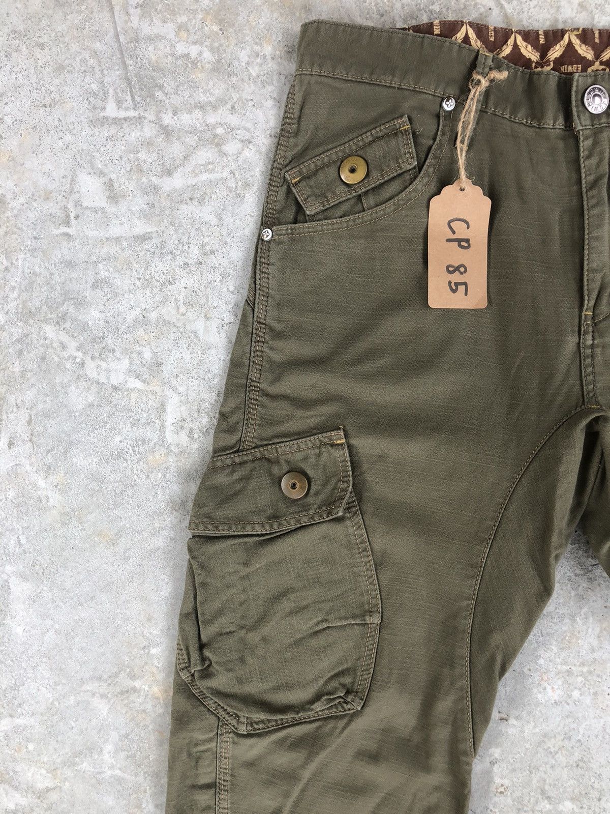 Edwin Japanese Edwin Cargo Pants Tactical Multipocket Back Buckle Size US 32 / EU 48 - 4 Thumbnail