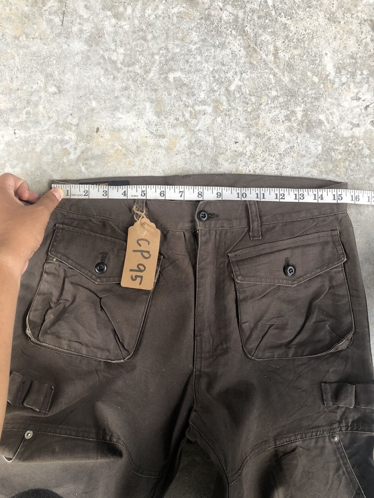 PPFM PPFM BUAER F.F Navy Cargo Pants Tactical Multipocket Size US 31 - 20 Thumbnail