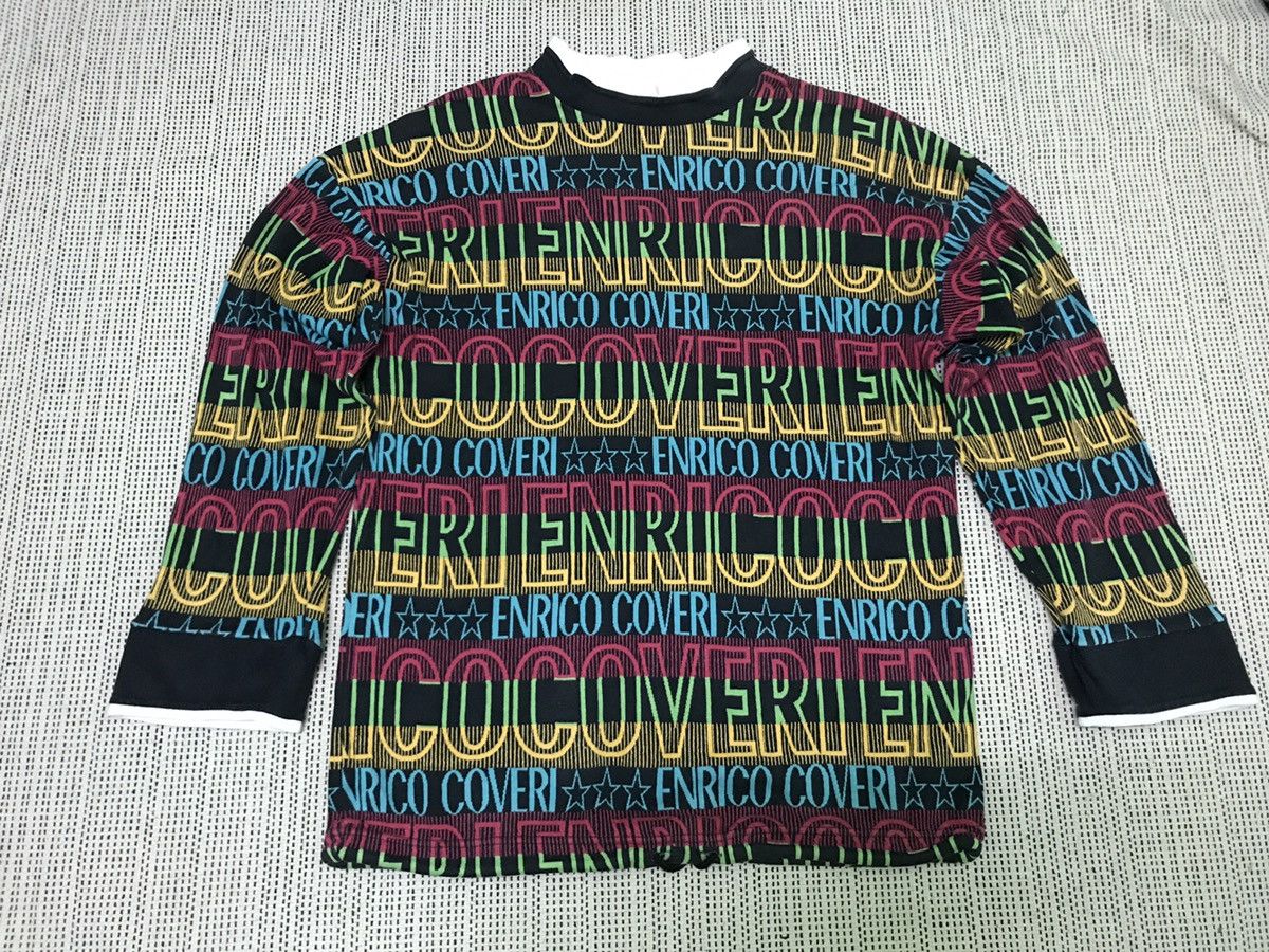 Enrico Coveri ‼️‼️ enrico coveri full prin very rare Size US M / EU 48-50 / 2 - 2 Thumbnail