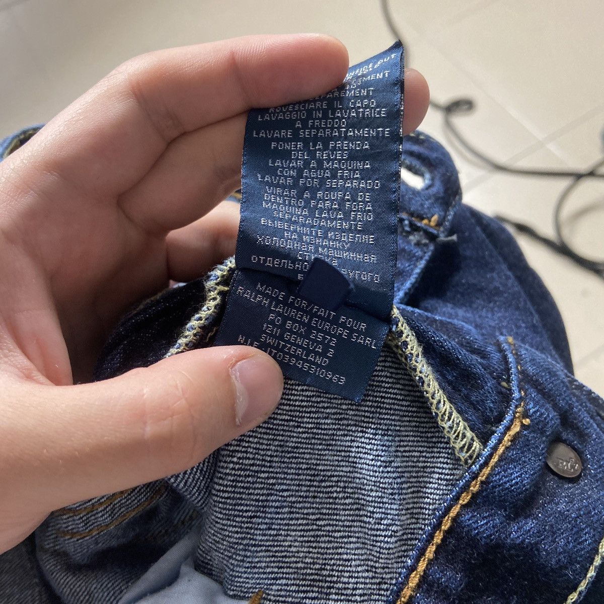 Polo Ralph Lauren × Ralph Lauren Sport Vintage Ralph Lauren Sport Blue Label women’s jeans Size 26" / US 2 / IT 38 - 14 Thumbnail