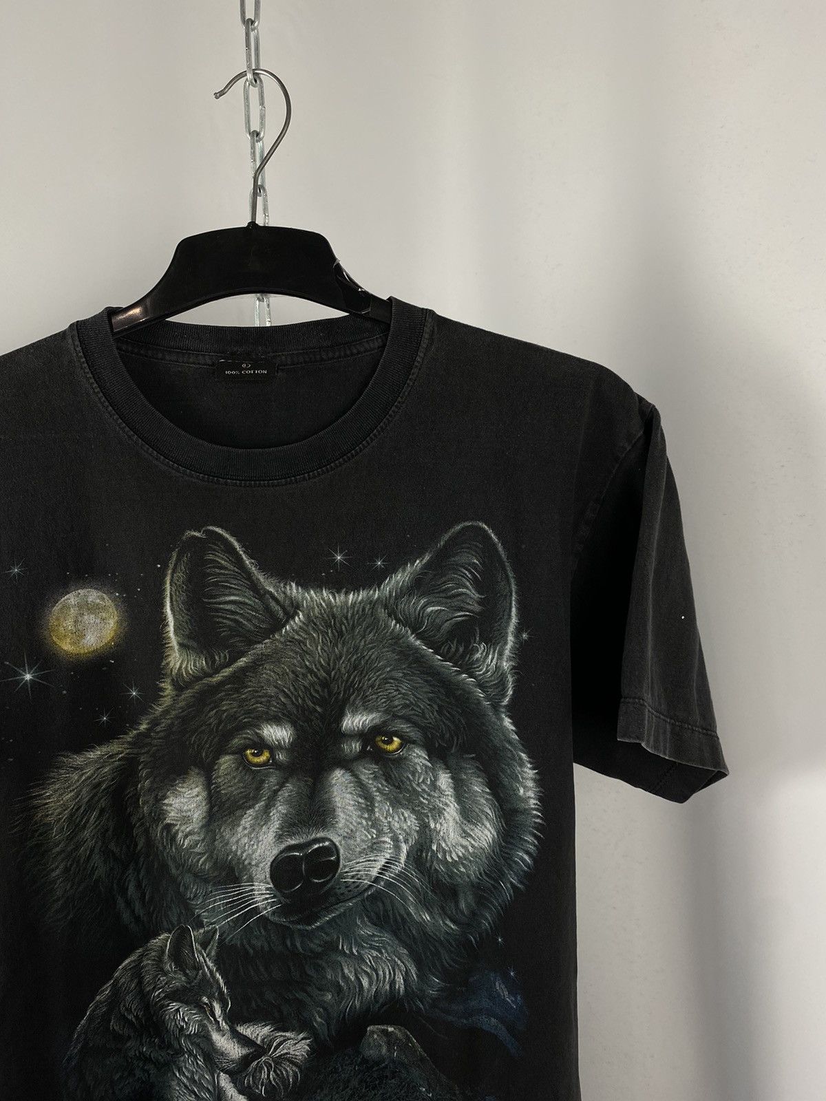 Vintage Wolf big logo vintage T-shirts metal band tee size L Size US L / EU 52-54 / 3 - 2 Thumbnail