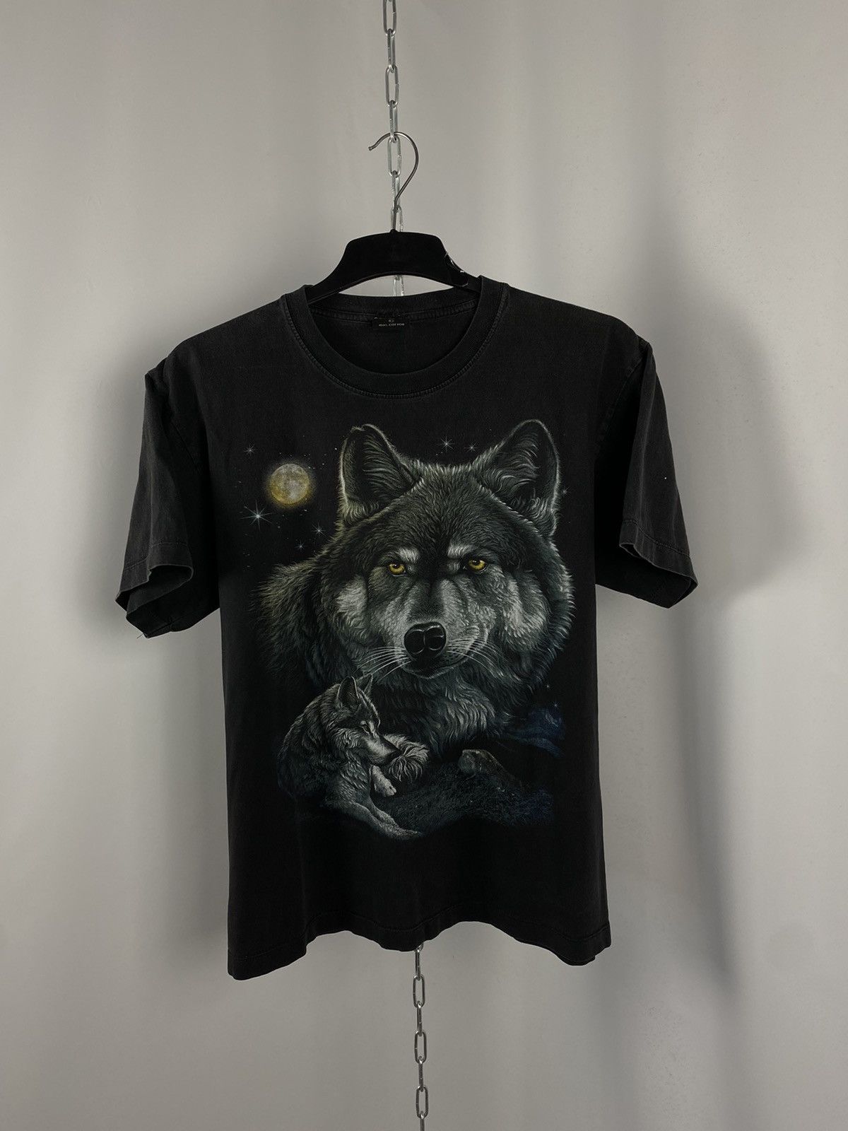 Vintage Wolf big logo vintage T-shirts metal band tee size L Size US L / EU 52-54 / 3 - 1 Thumbnail