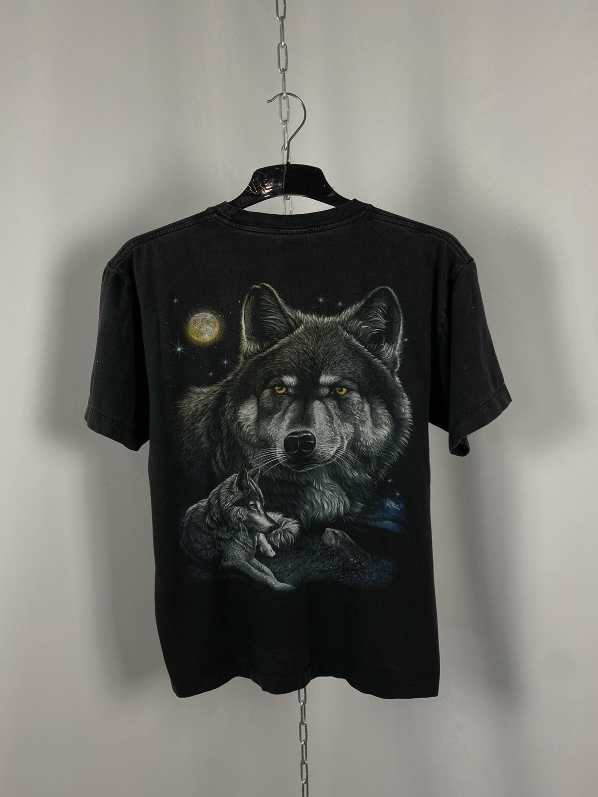 Vintage Wolf big logo vintage T-shirts metal band tee size L Size US L / EU 52-54 / 3 - 5 Thumbnail