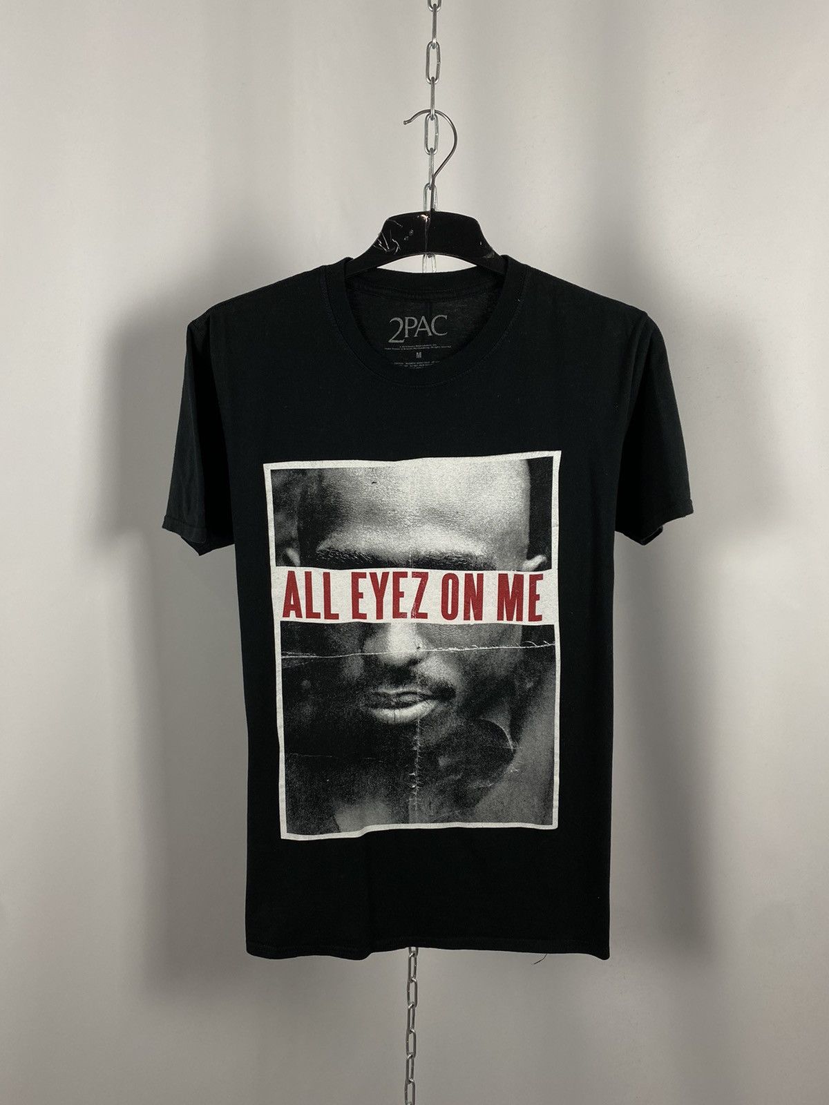 Rap Tees 2pac rap tee band tee big logo streetwear size M Size US M / EU 48-50 / 2 - 1 Thumbnail
