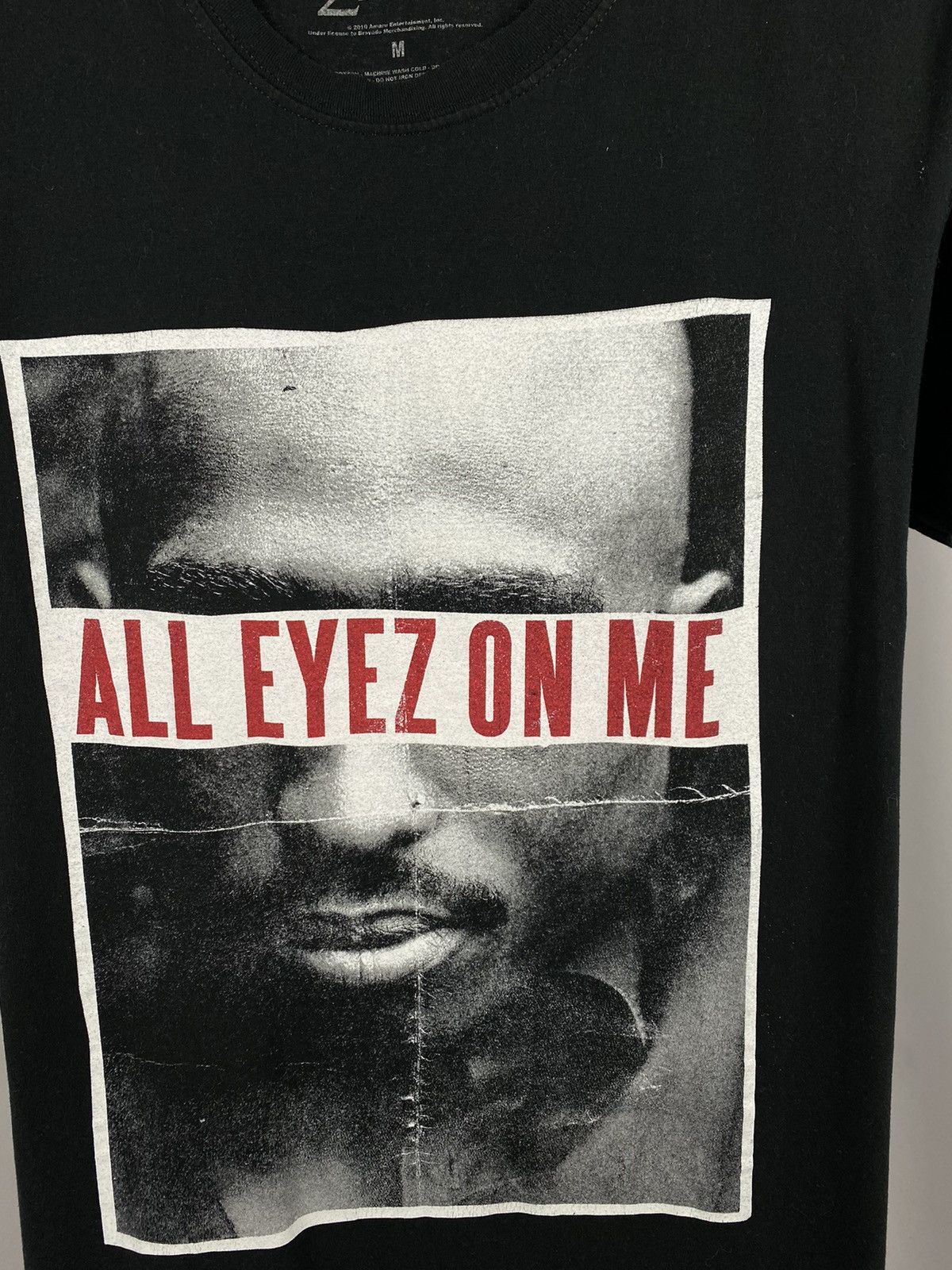 Rap Tees 2pac rap tee band tee big logo streetwear size M Size US M / EU 48-50 / 2 - 3 Thumbnail