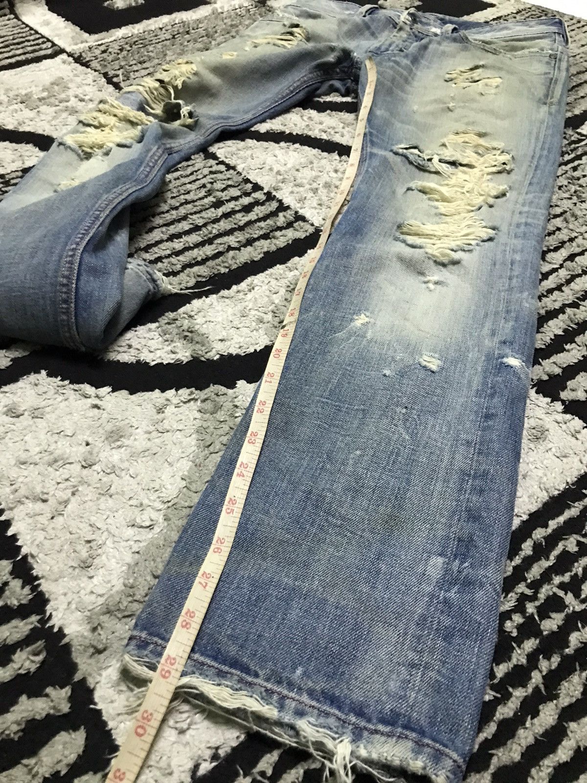 Diesel Diesel distressed denim jeans Size 32" / US 10 / IT 46 - 9 Thumbnail