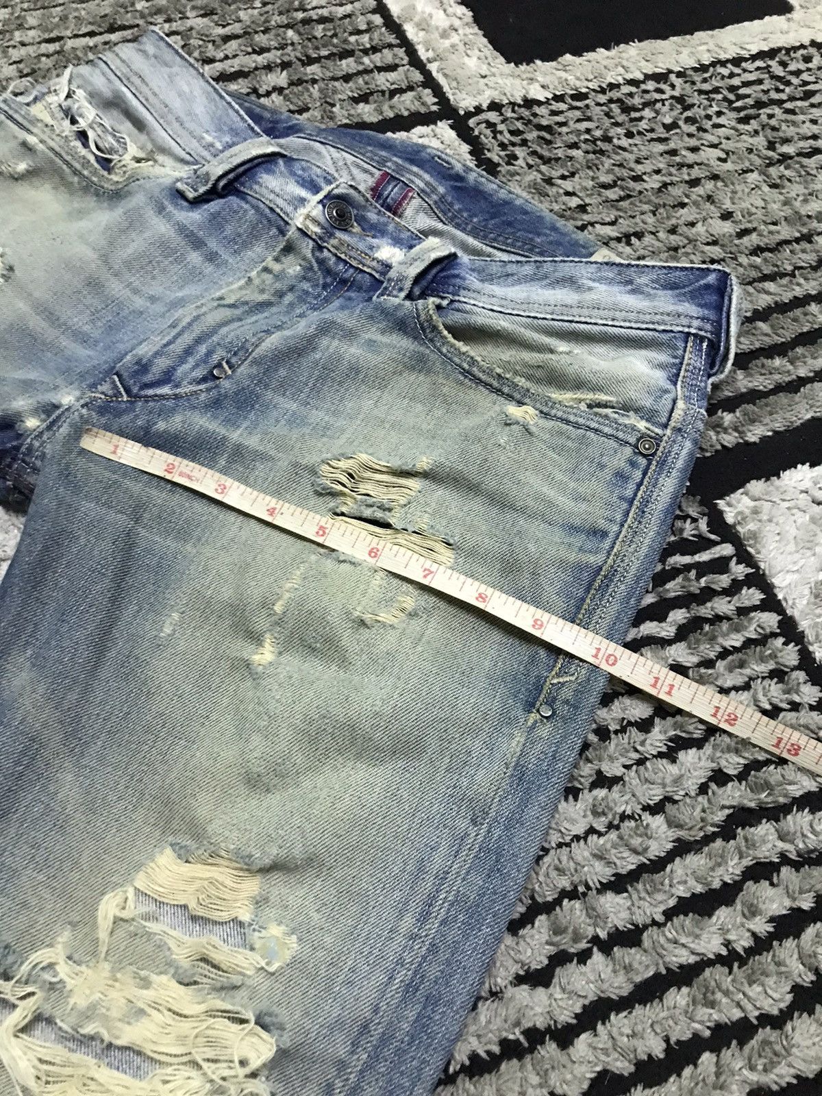 Diesel Diesel distressed denim jeans Size 32" / US 10 / IT 46 - 11 Thumbnail