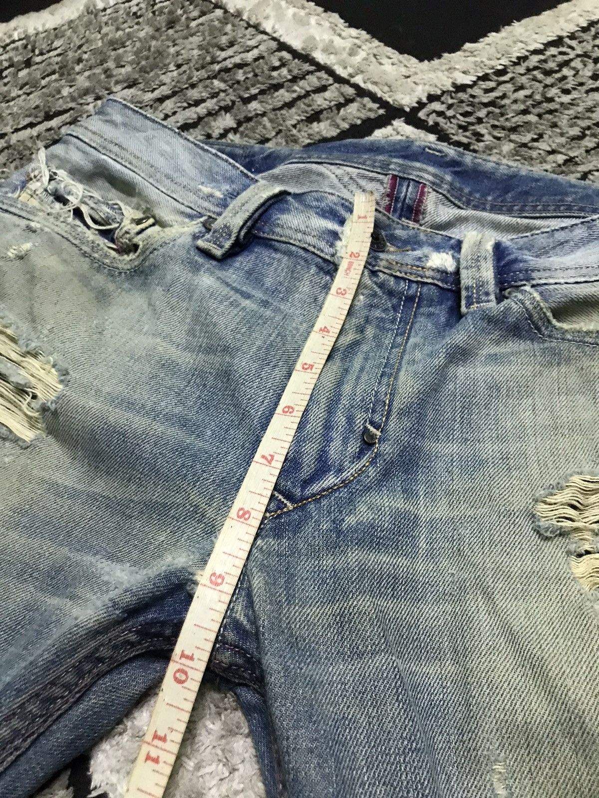 Diesel Diesel distressed denim jeans Size 32" / US 10 / IT 46 - 12 Thumbnail