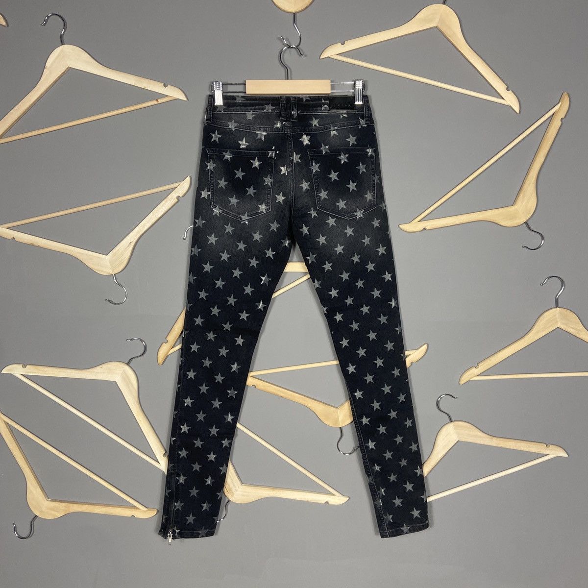 Sandro Sandro Paris Star Monogram Kate Moss Style Jeans Size 26" / US 2 / IT 38 - 3 Thumbnail
