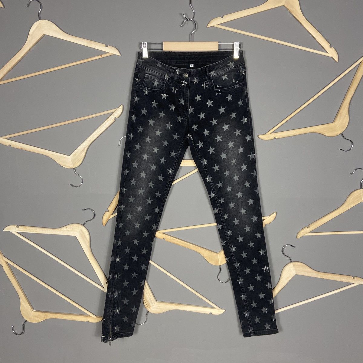 Sandro Sandro Paris Star Monogram Kate Moss Style Jeans Size 26" / US 2 / IT 38 - 1 Thumbnail