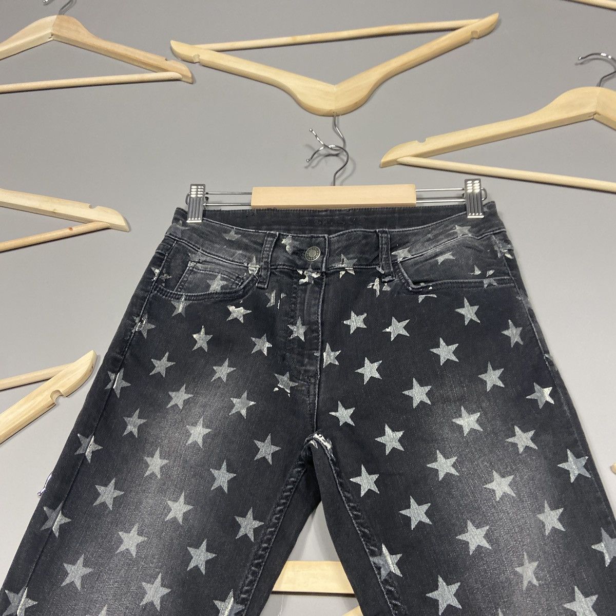 Sandro Sandro Paris Star Monogram Kate Moss Style Jeans Size 26" / US 2 / IT 38 - 9 Thumbnail
