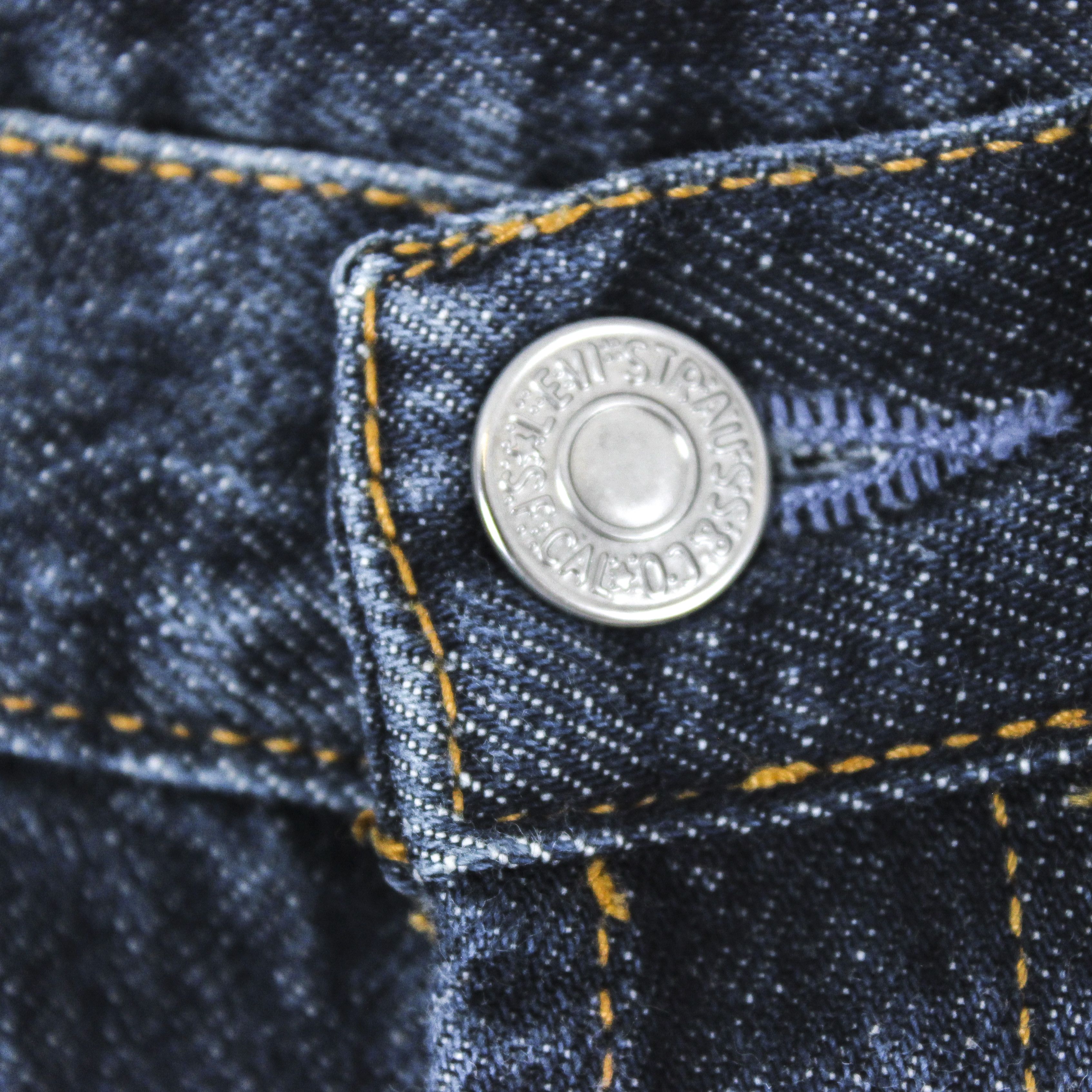 Levi's 1997 501 W27 L27 Raw Denim Jeans Blue Made in USA Regular Size 27" / US 4 / IT 40 - 4 Thumbnail