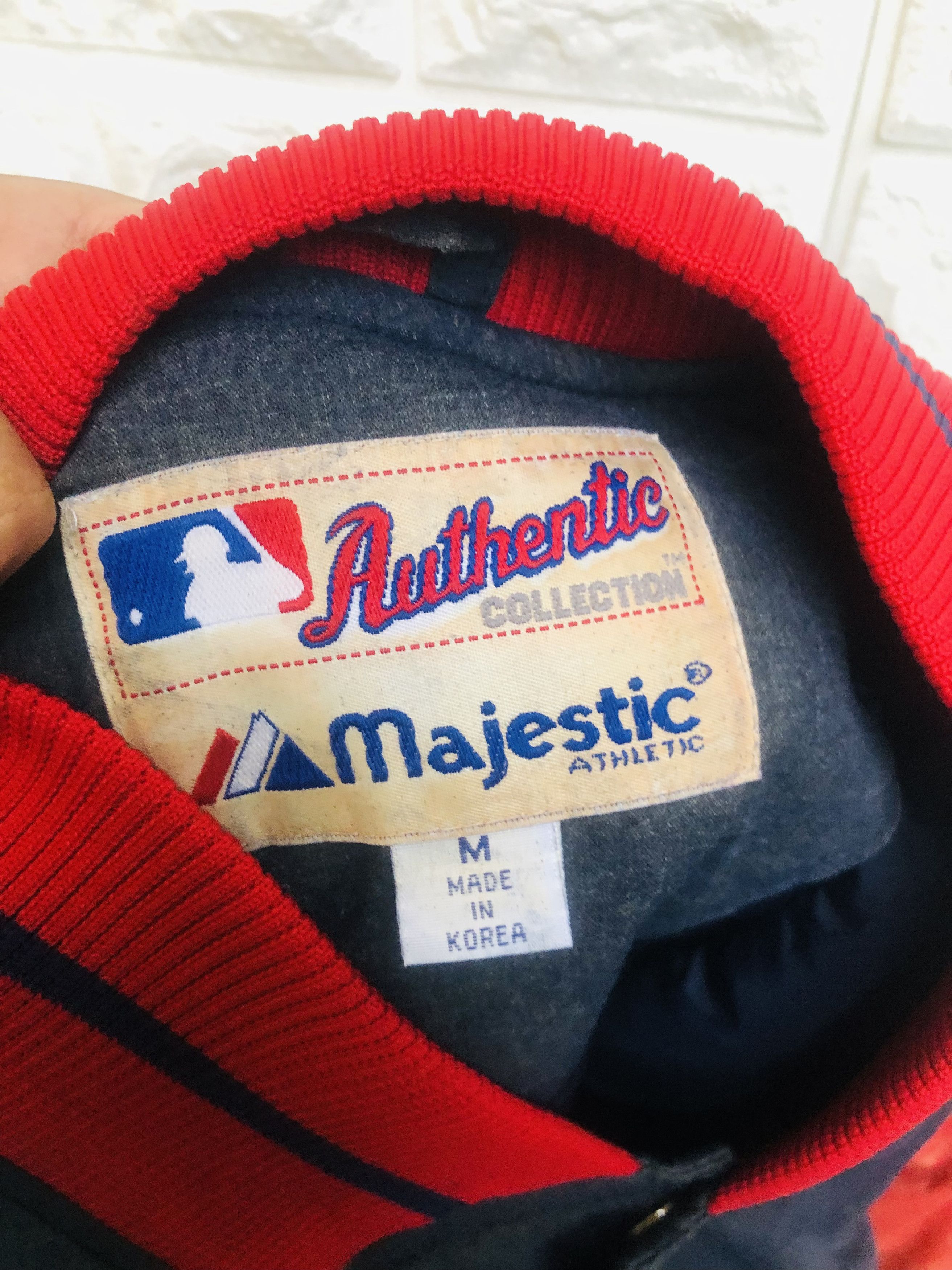 Japanese Brand × Majestic × Vintage Vintage Indians Majestic Baseball Japanese Fashion Style Size US L / EU 52-54 / 3 - 10 Thumbnail