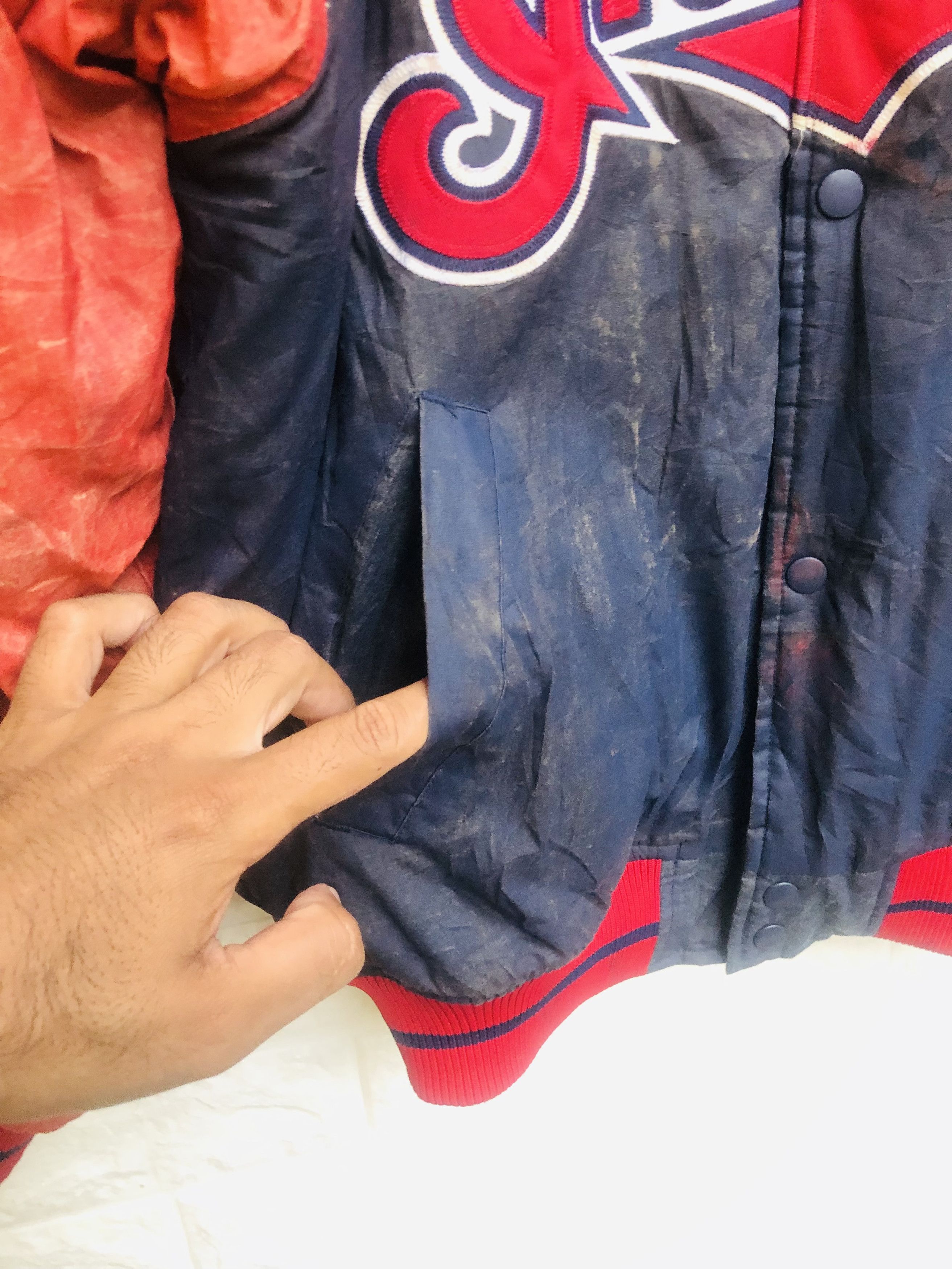 Japanese Brand × Majestic × Vintage Vintage Indians Majestic Baseball Japanese Fashion Style Size US L / EU 52-54 / 3 - 6 Thumbnail