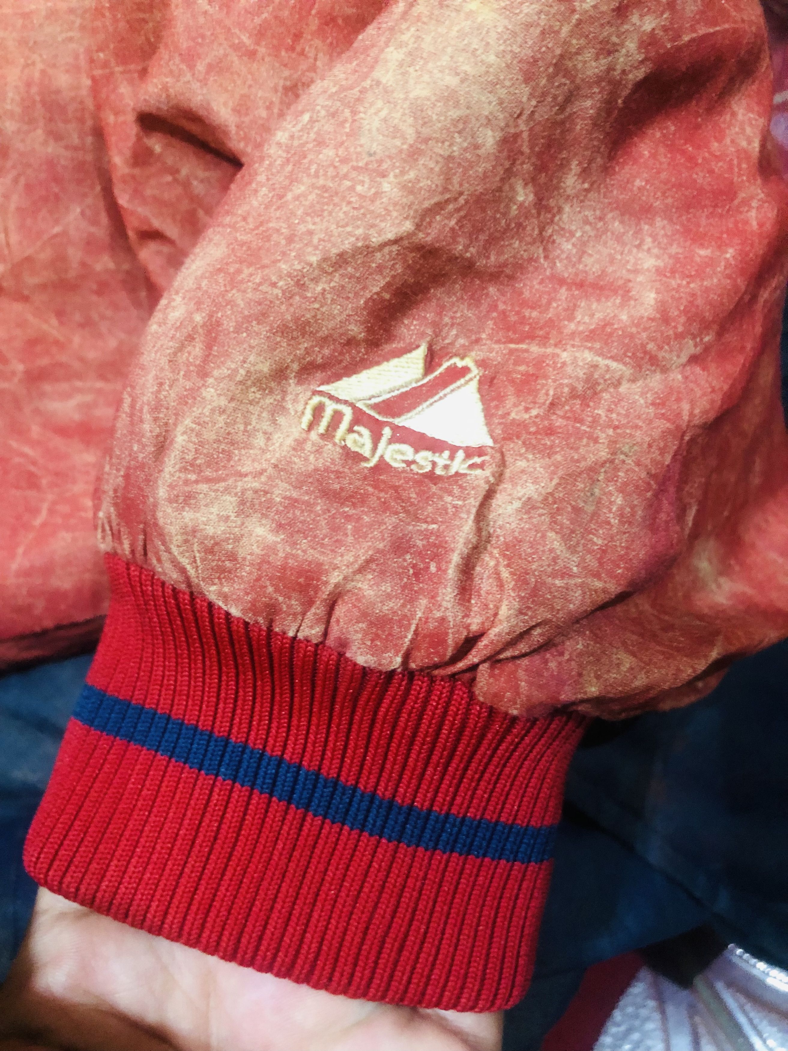 Japanese Brand × Majestic × Vintage Vintage Indians Majestic Baseball Japanese Fashion Style Size US L / EU 52-54 / 3 - 14 Thumbnail