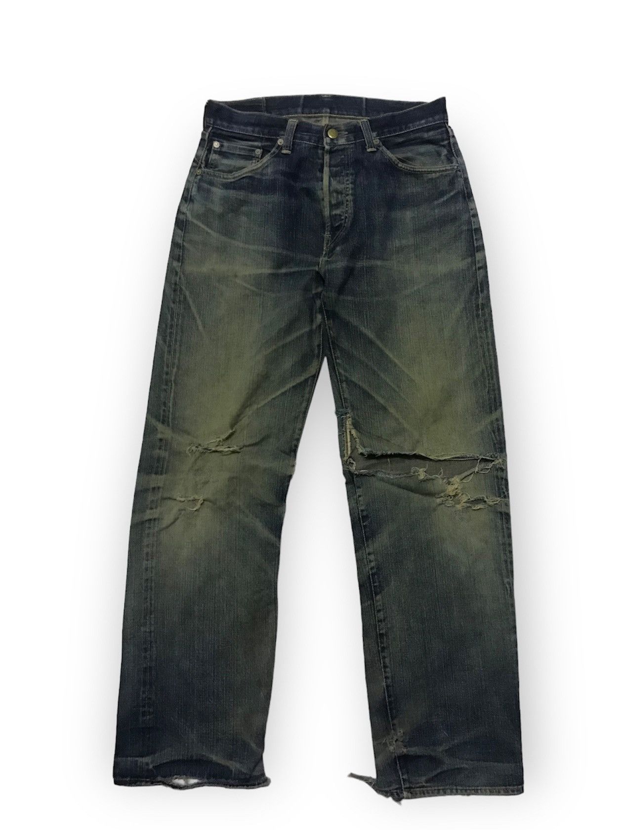 Japanese Brand × Vintage Vintage Smith’s american selvedge distressed denim jeans Size US 31 - 1 Thumbnail