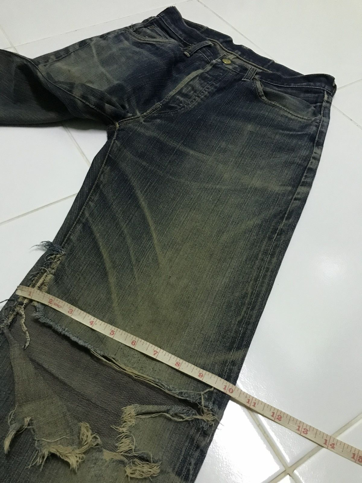 Japanese Brand × Vintage Vintage Smith’s american selvedge distressed denim jeans Size US 31 - 13 Thumbnail