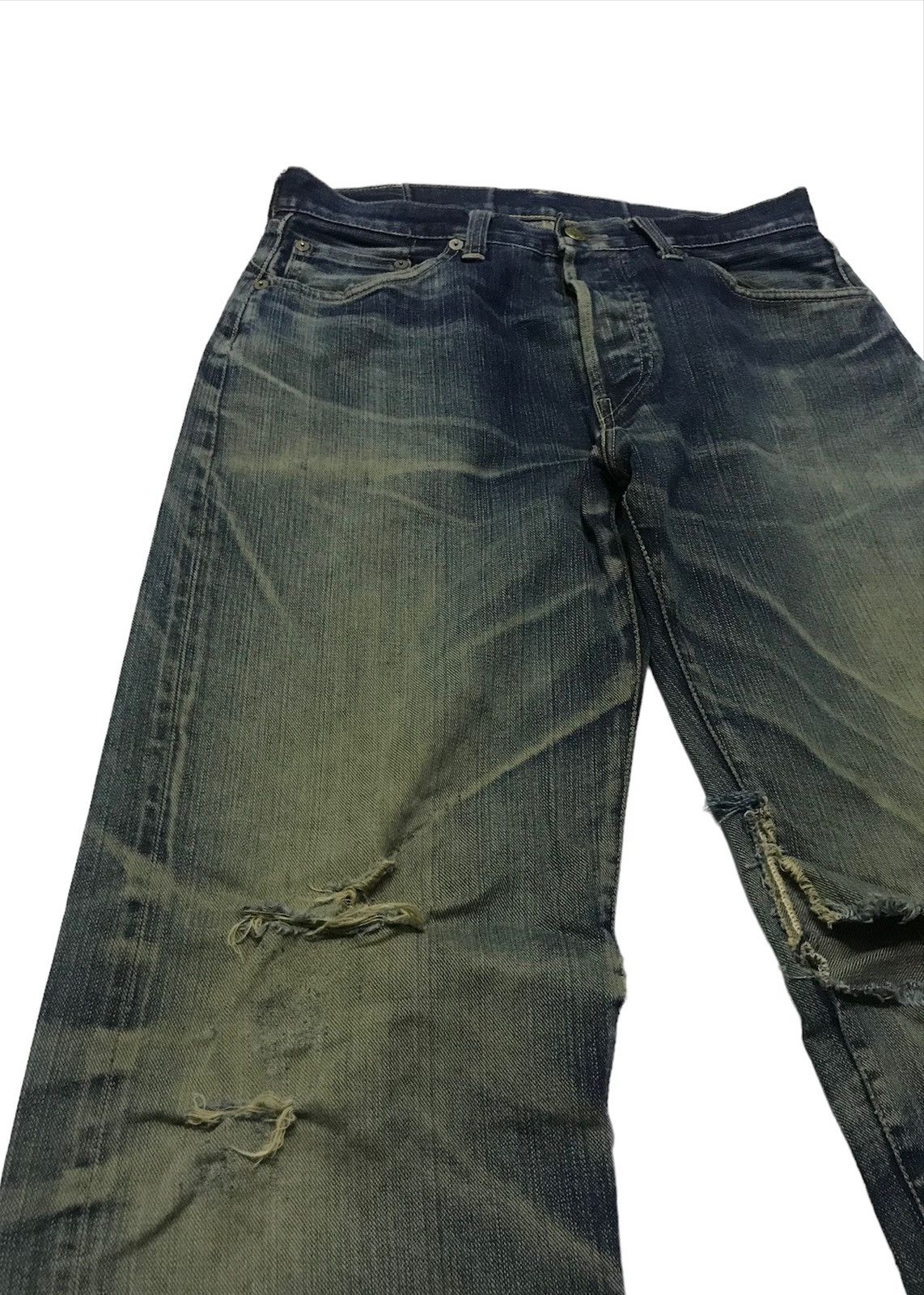 Japanese Brand × Vintage Vintage Smith’s american selvedge distressed denim jeans Size US 31 - 3 Thumbnail