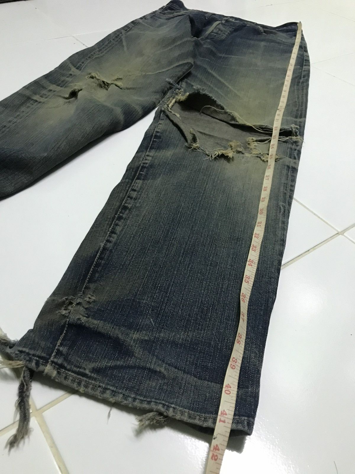 Japanese Brand × Vintage Vintage Smith’s american selvedge distressed denim jeans Size US 31 - 10 Thumbnail