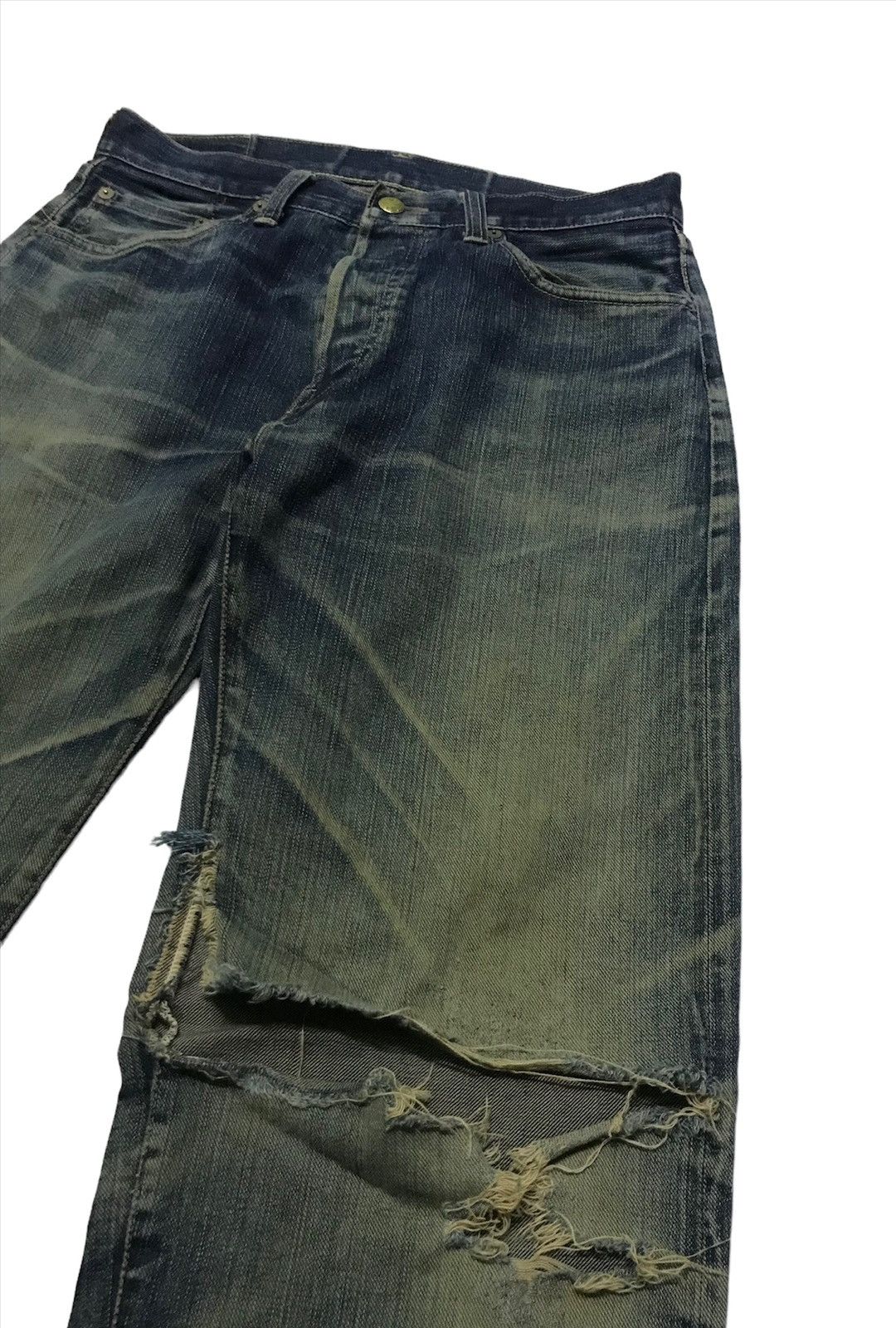 Japanese Brand × Vintage Vintage Smith’s american selvedge distressed denim jeans Size US 31 - 2 Thumbnail