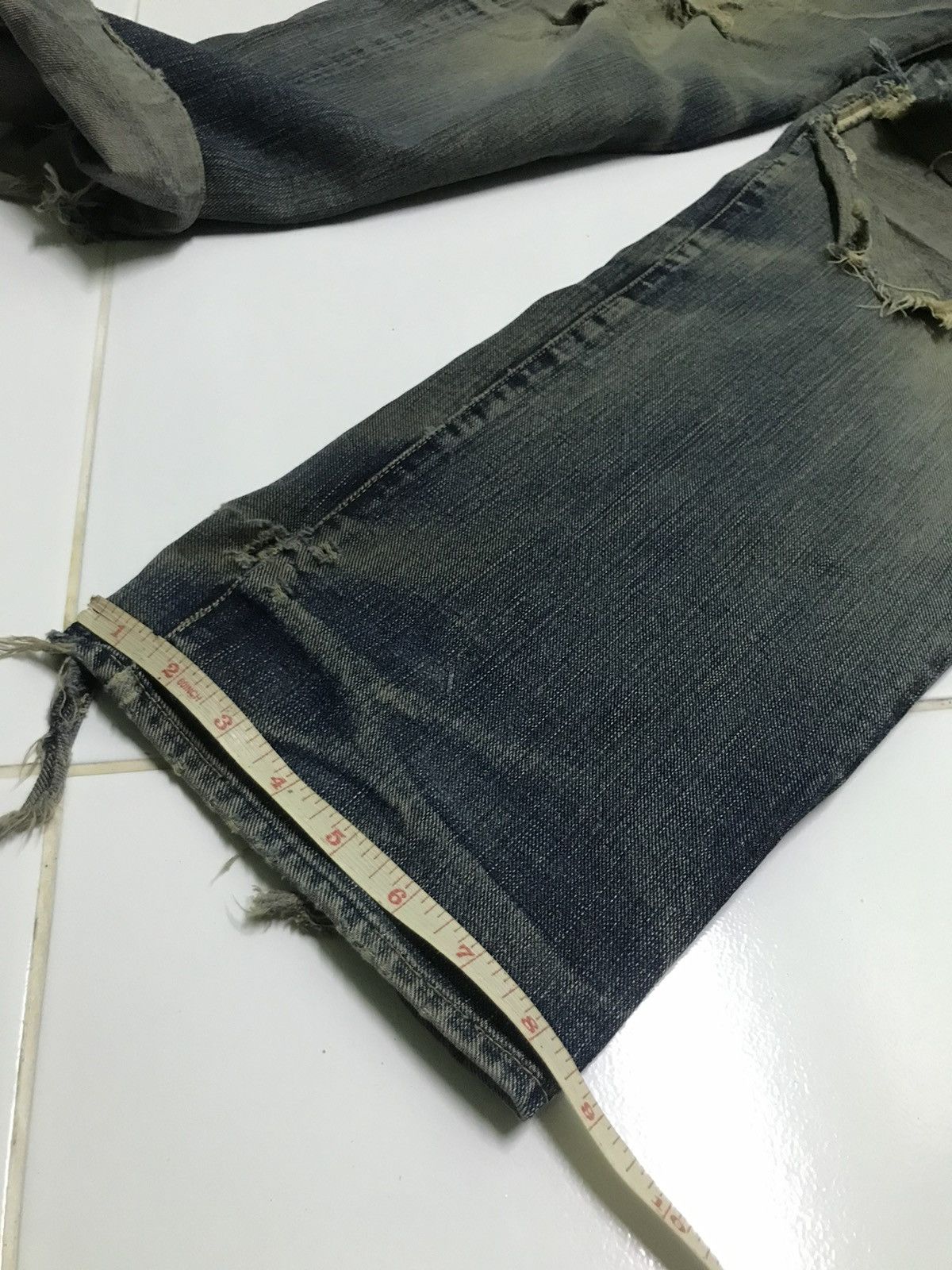 Japanese Brand × Vintage Vintage Smith’s american selvedge distressed denim jeans Size US 31 - 11 Thumbnail