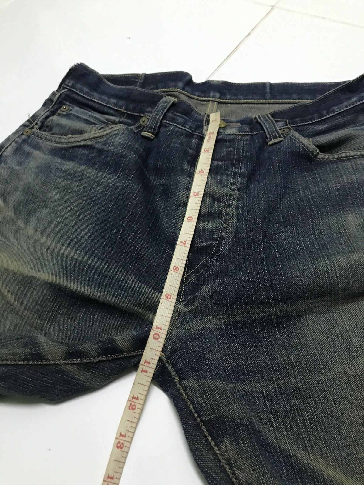 Japanese Brand × Vintage Vintage Smith’s american selvedge distressed denim jeans Size US 31 - 15 Thumbnail