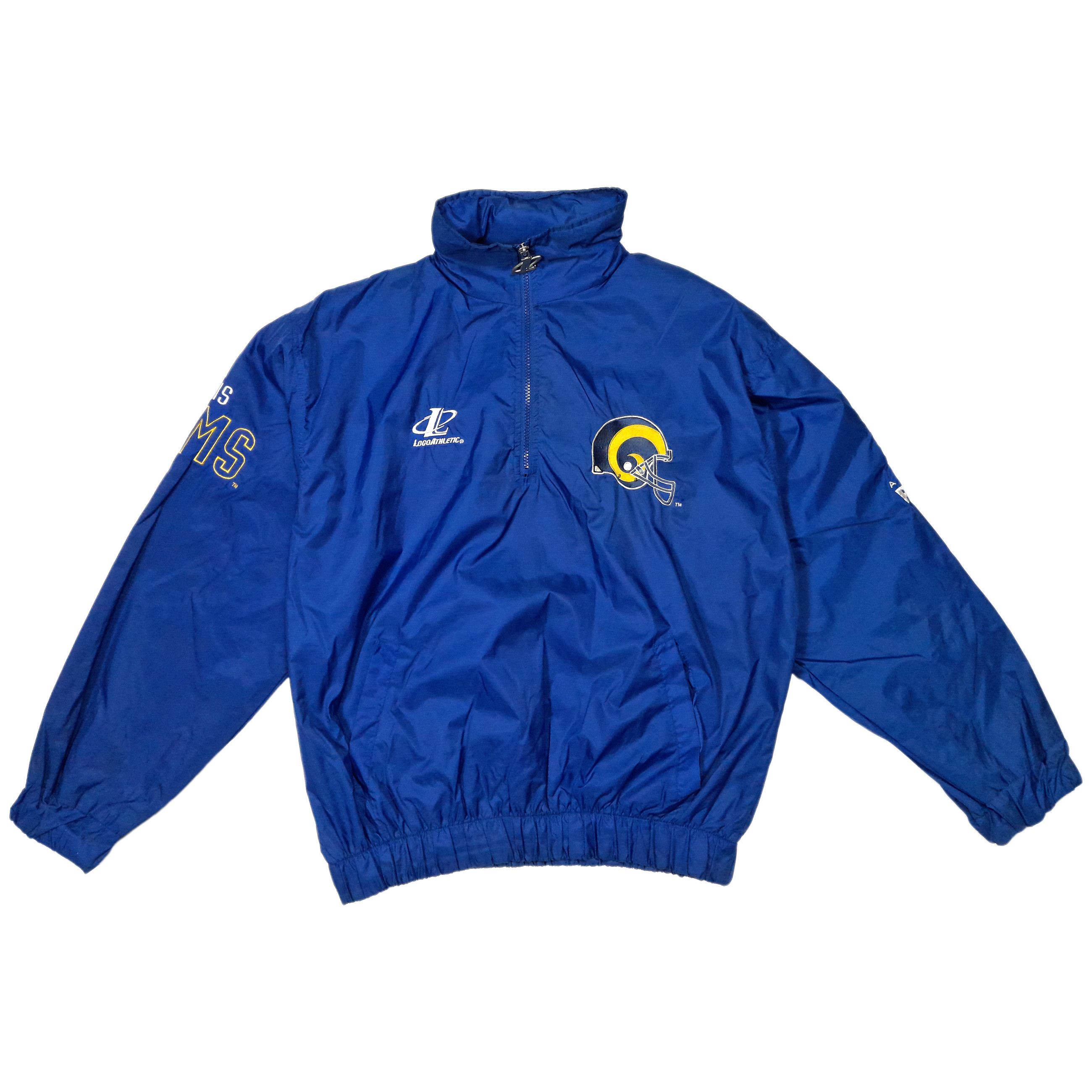 Vintage Vintage 90's Los Angeles RAMS N.F.L Windbreaker Jacket