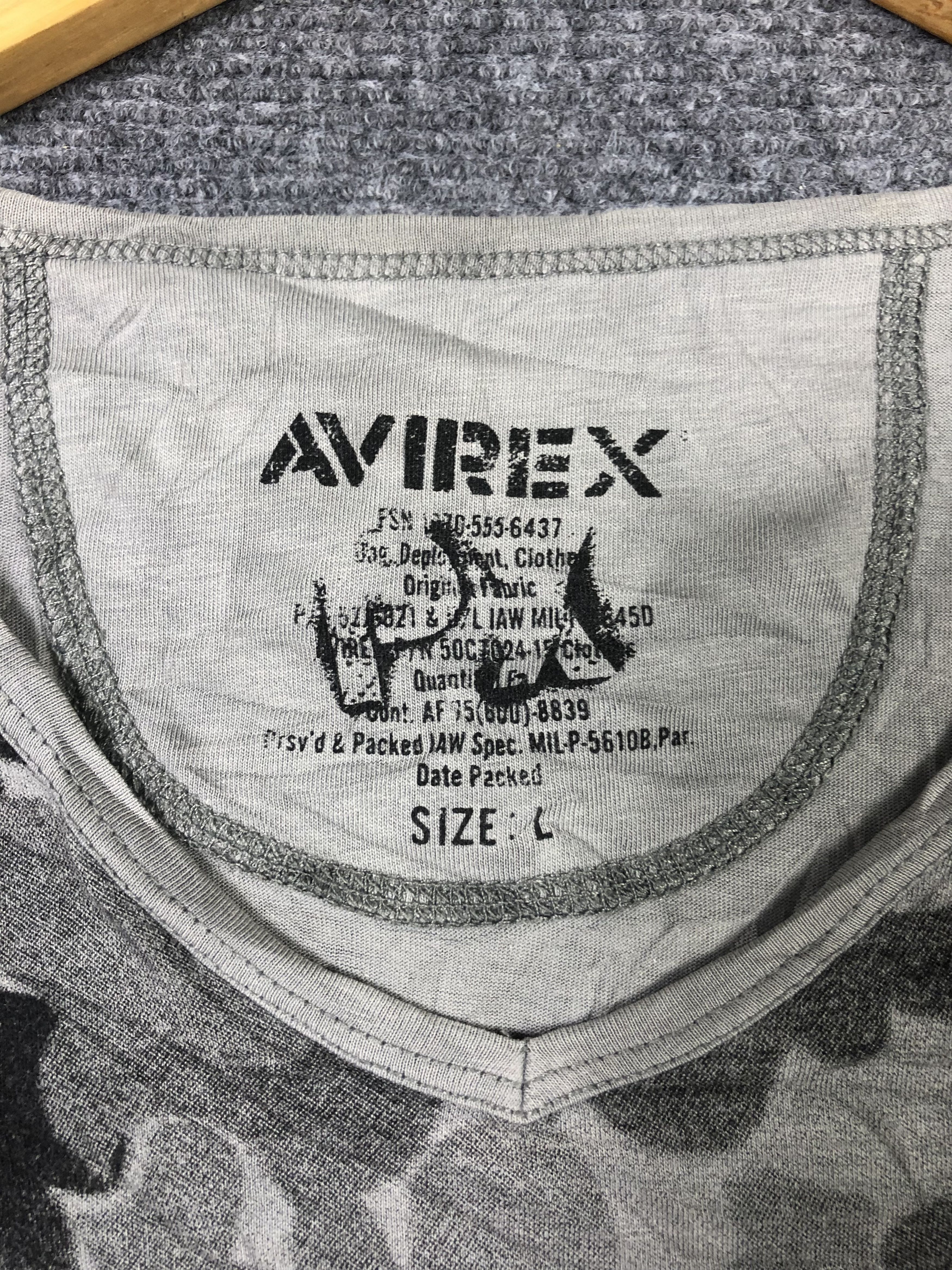 Avirex Avirex Tshirt Size US L / EU 52-54 / 3 - 3 Thumbnail