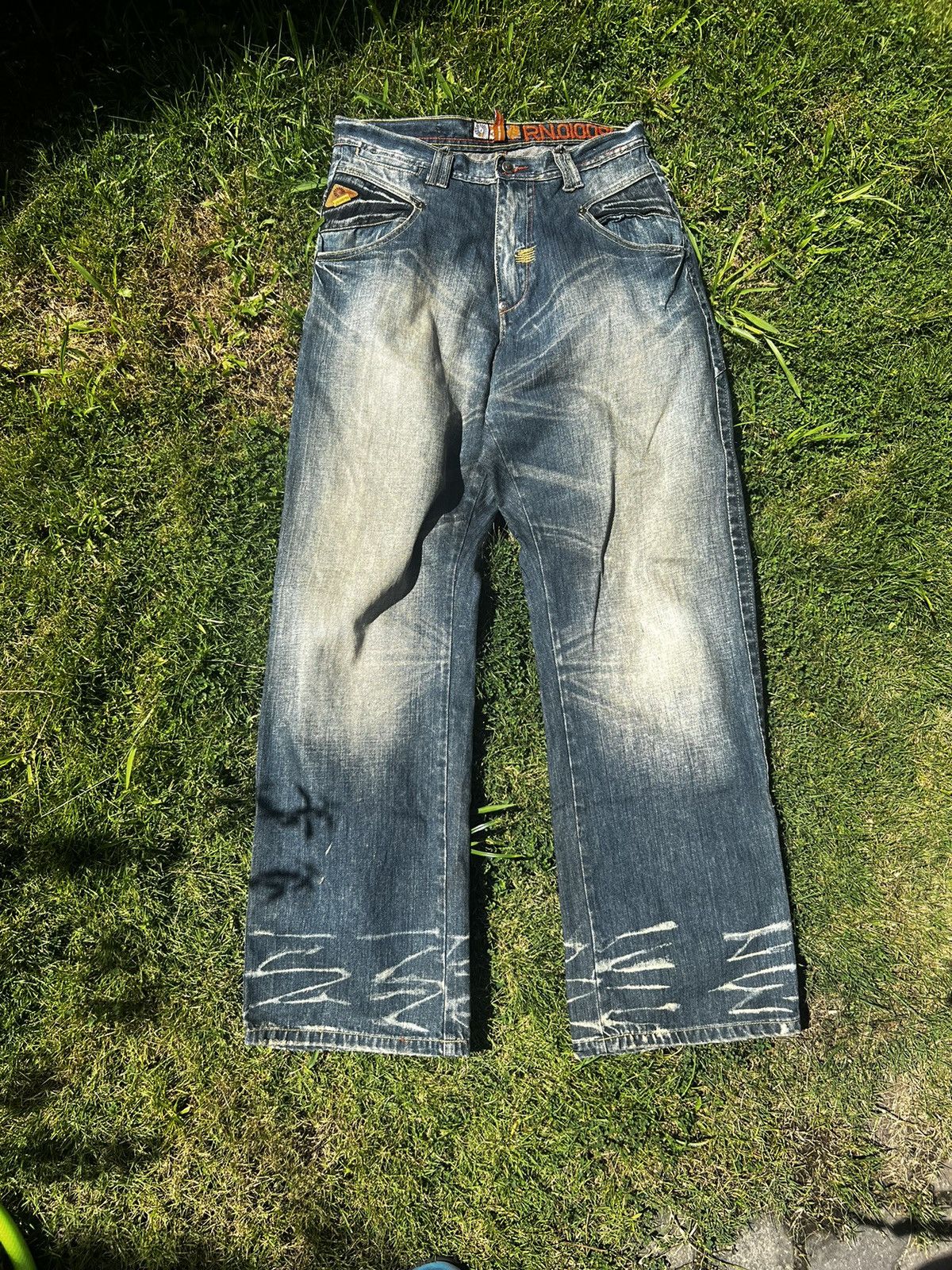 Akademiks × Vintage Vintage Akasemiks Jeans Rare waist 32 Size US 32 / EU 48 - 2 Thumbnail